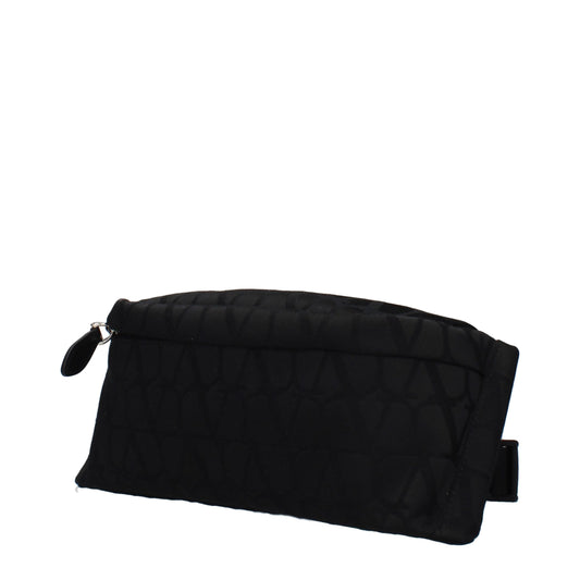 Valentino Garavani Black Fabric Backpack Curated Luxury Accessories by Orvyn