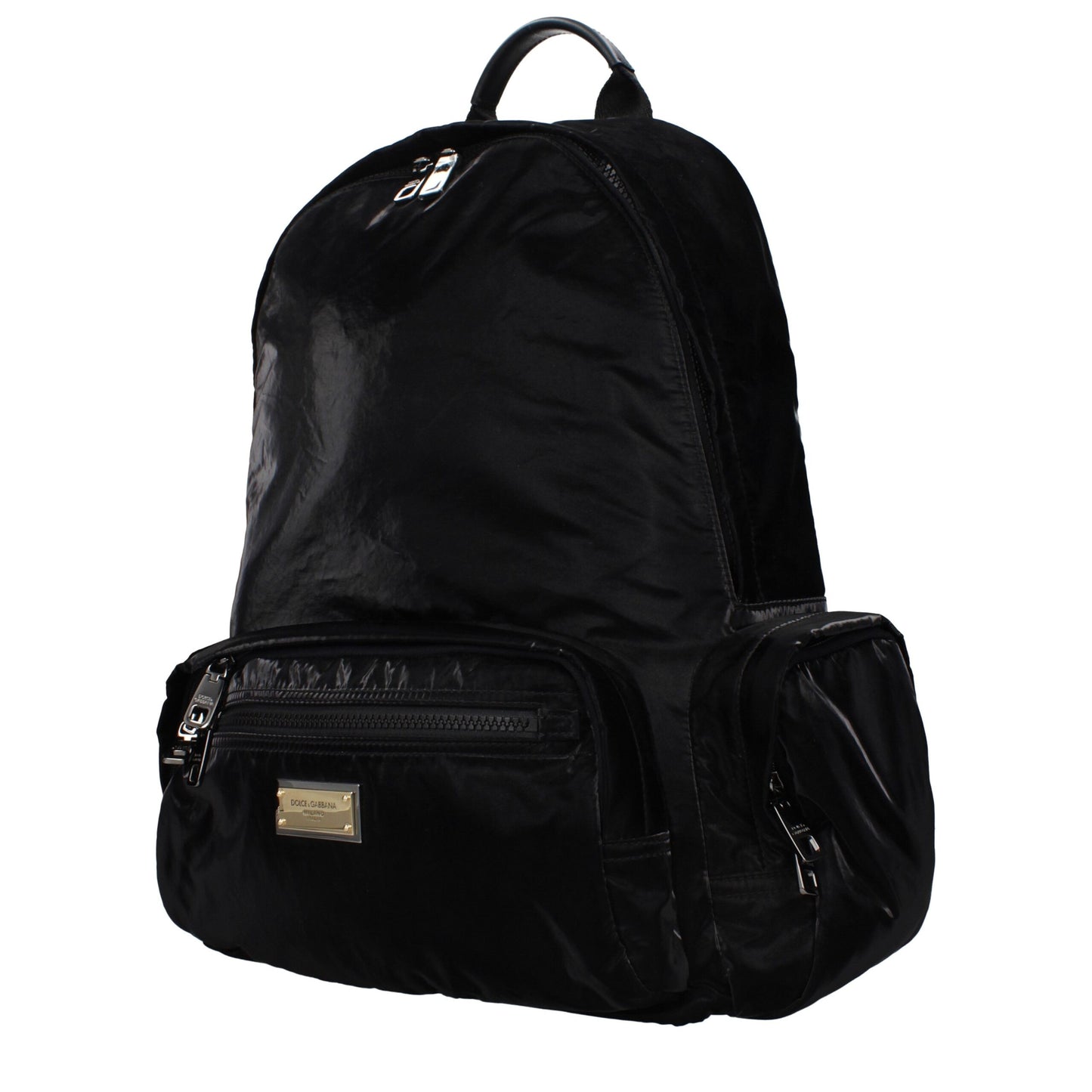Dolce & Gabbana Black Nylon Backpack Curated Luxury Accessories by Orvyn