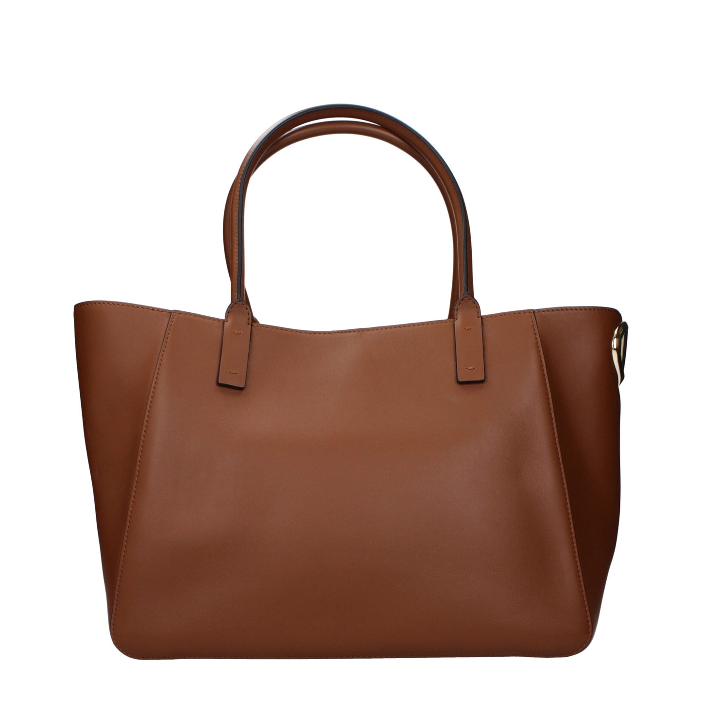 Valentino Garavani VLogo Brown Leather Handbag curated by orvyn luxury accessories