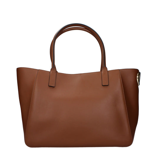 Valentino Garavani VLogo Brown Leather Handbag curated by orvyn luxury accessories