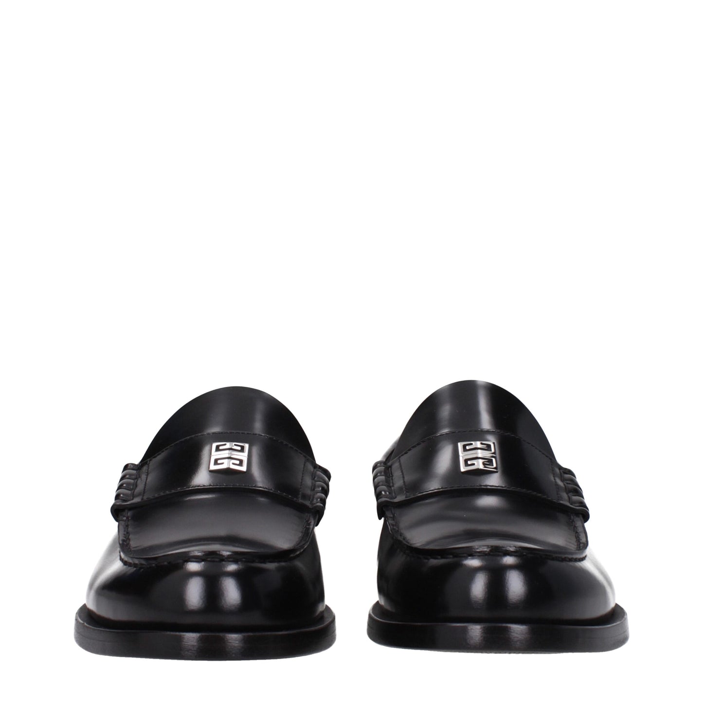 Givenchy Black Leather Slip-On Loafers Curated Luxury Accessories by Orvyn