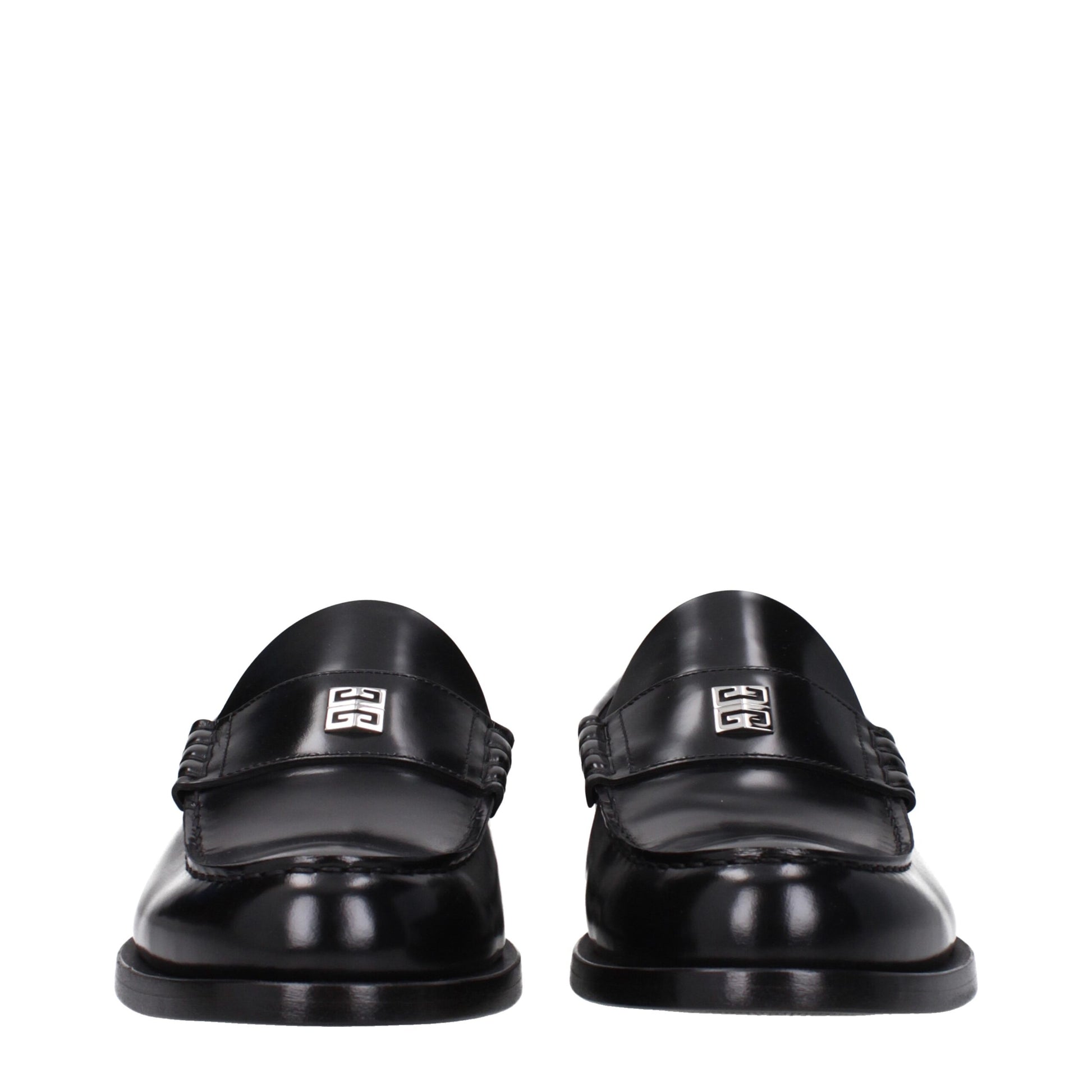 Givenchy Black Leather Slip-On Loafers Curated Luxury Accessories by Orvyn