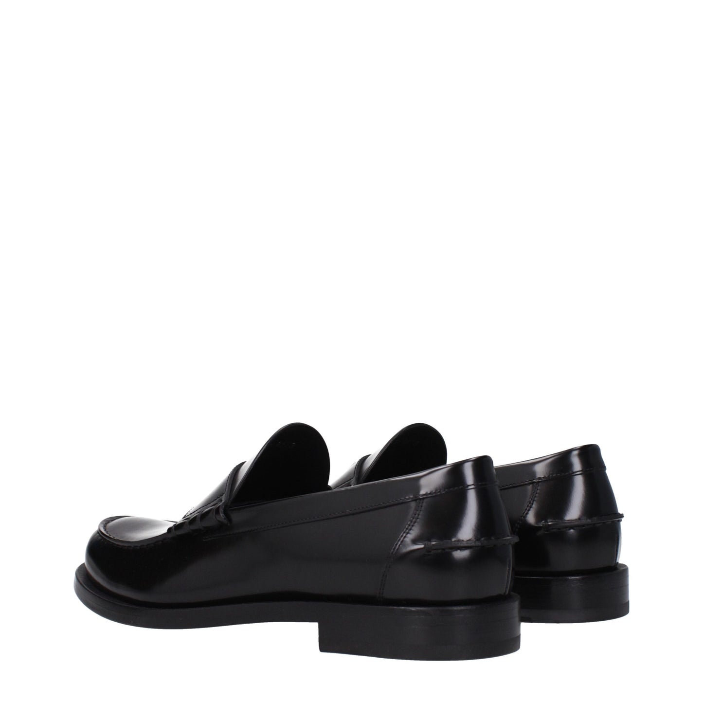Givenchy Black Leather Slip-On Loafers Curated Luxury Accessories by Orvyn