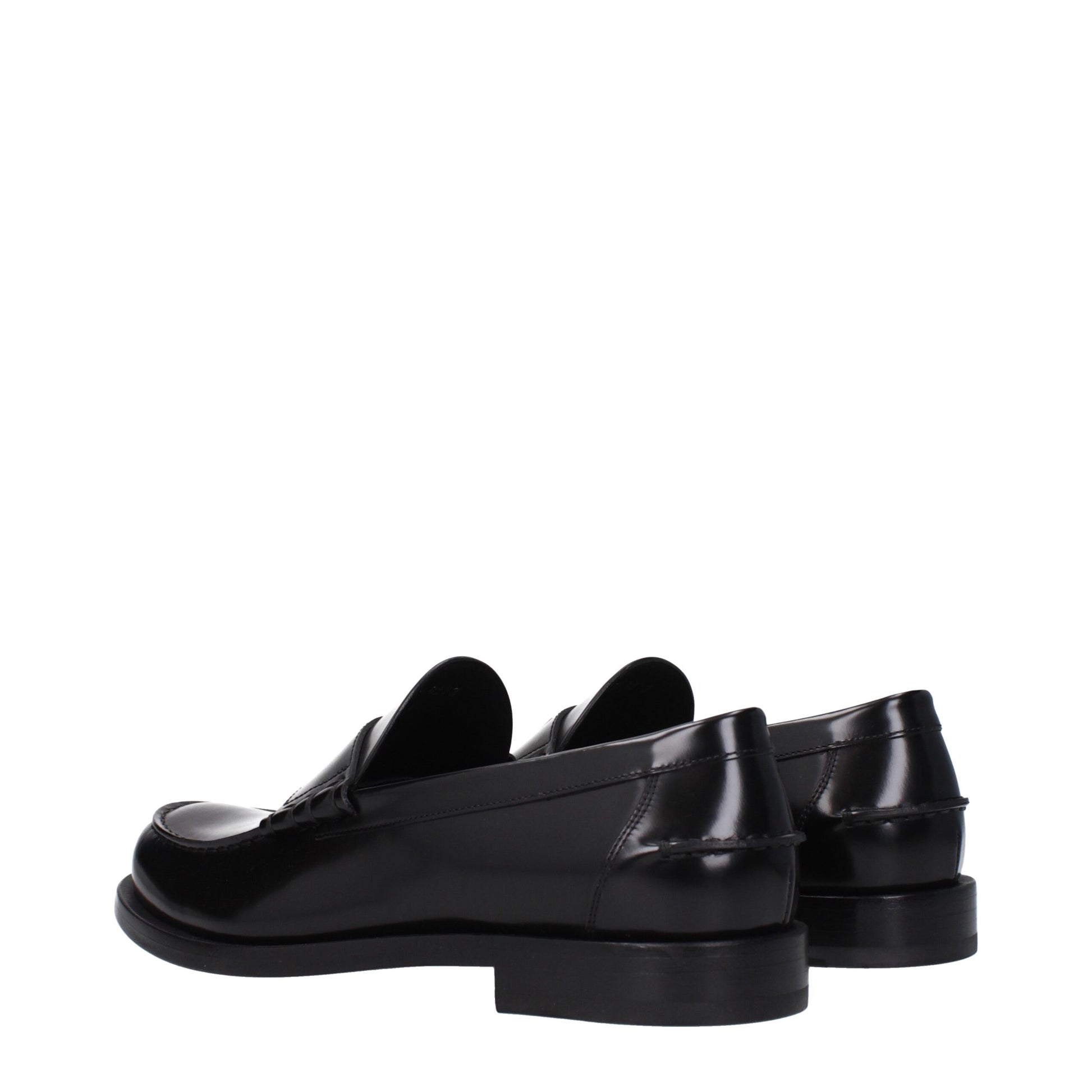 Givenchy Black Leather Slip-On Loafers Curated Luxury Accessories by Orvyn