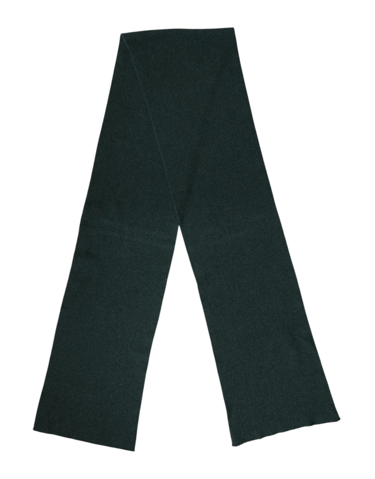 Dolce & Gabbana Green Cashmere Knitted Neck Wrap Shawl Scarf Curated Luxury Accessories by Orvyn