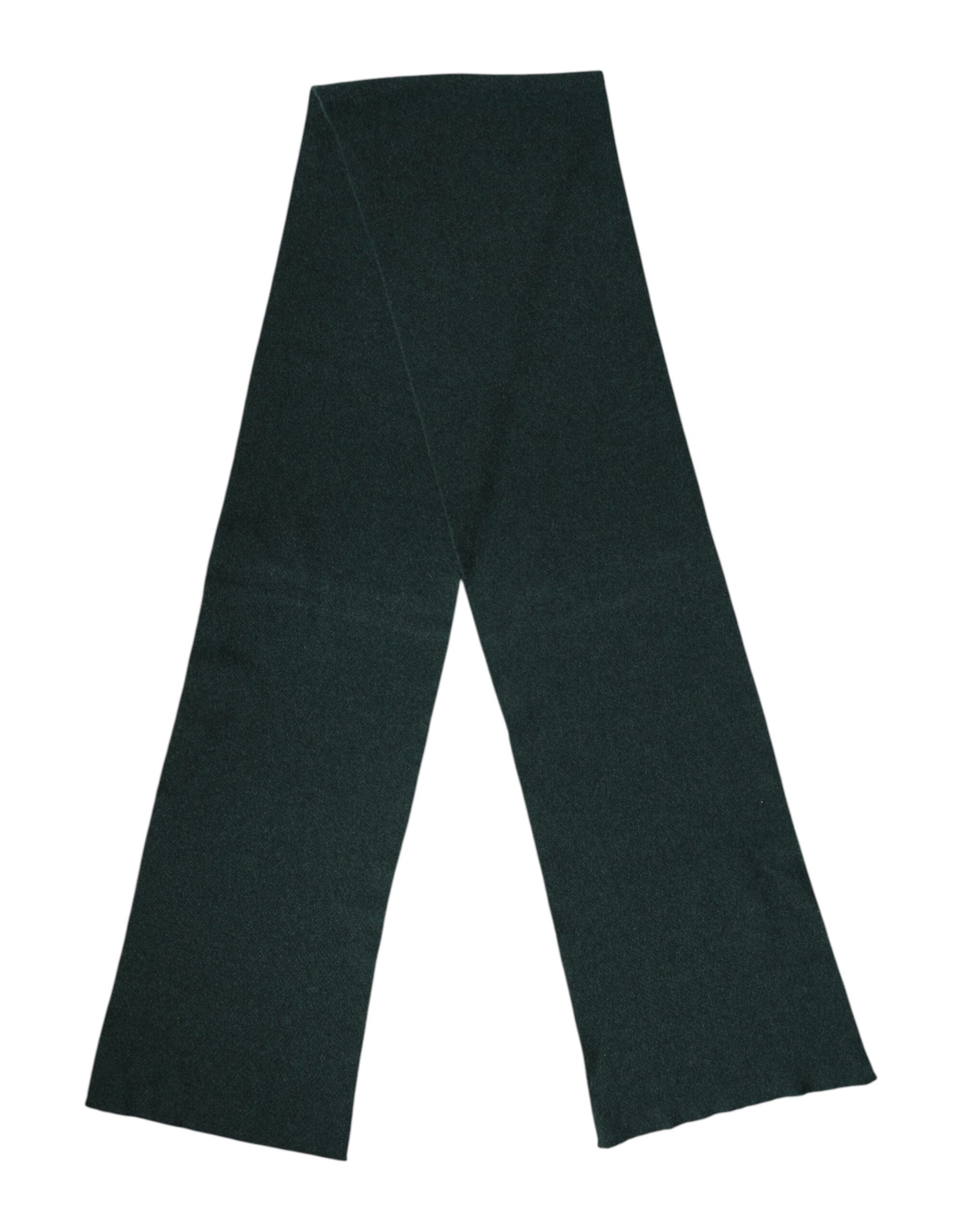 Dolce & Gabbana Green Cashmere Knitted Neck Wrap Shawl Scarf Curated Luxury Accessories by Orvyn