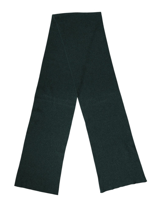 Dolce & Gabbana Green Cashmere Knitted Neck Wrap Shawl Scarf Curated Luxury Accessories by Orvyn