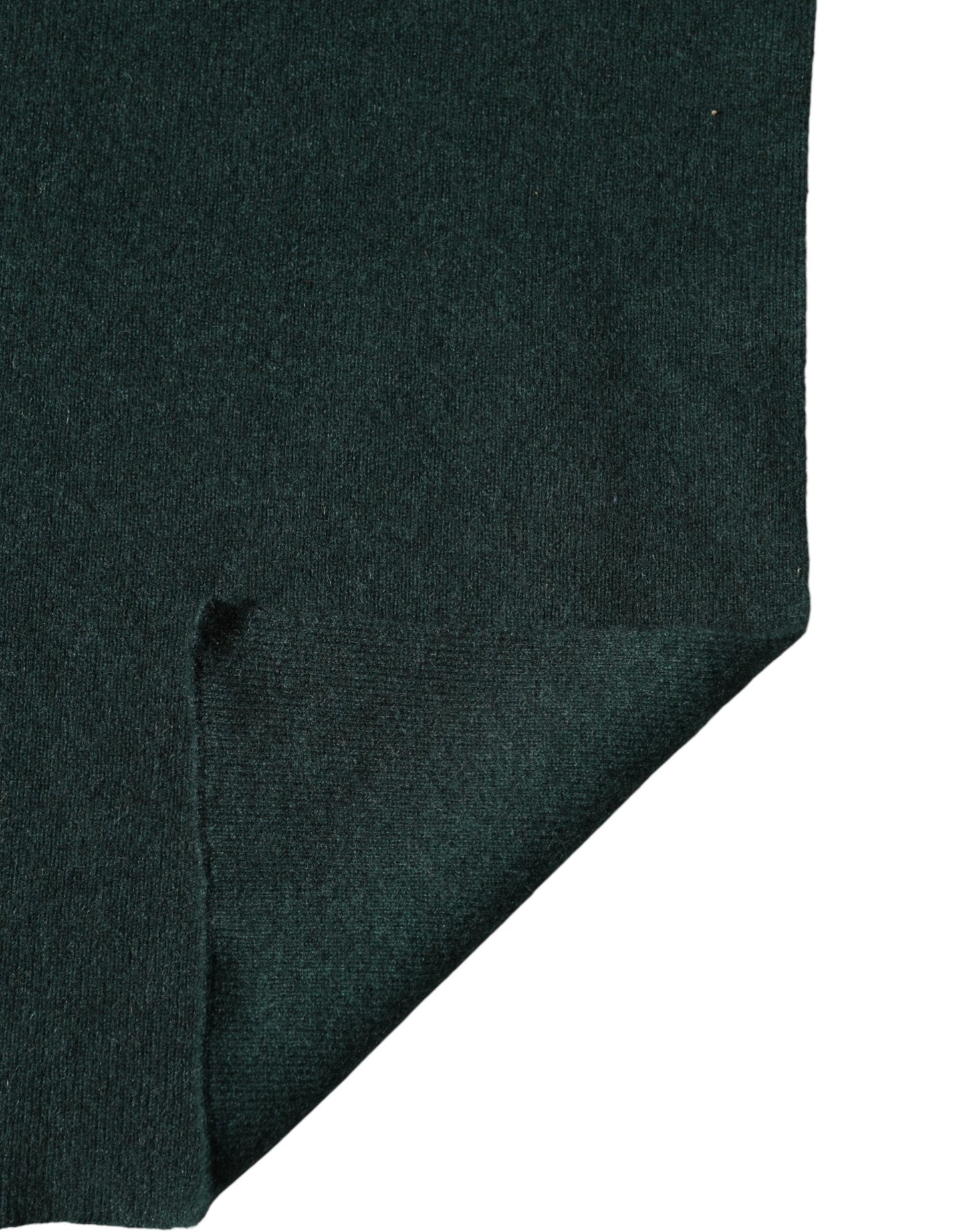 Dolce & Gabbana Green Cashmere Knitted Neck Wrap Shawl Scarf Curated Luxury Accessories by Orvyn