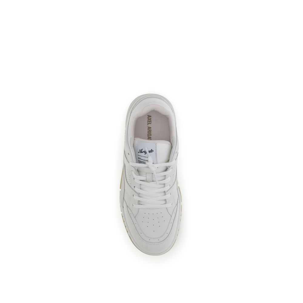 Axel Arigato White Calf Leather Bos Taurus Low Top Sneakers Curated Luxury Accessories by Orvyn