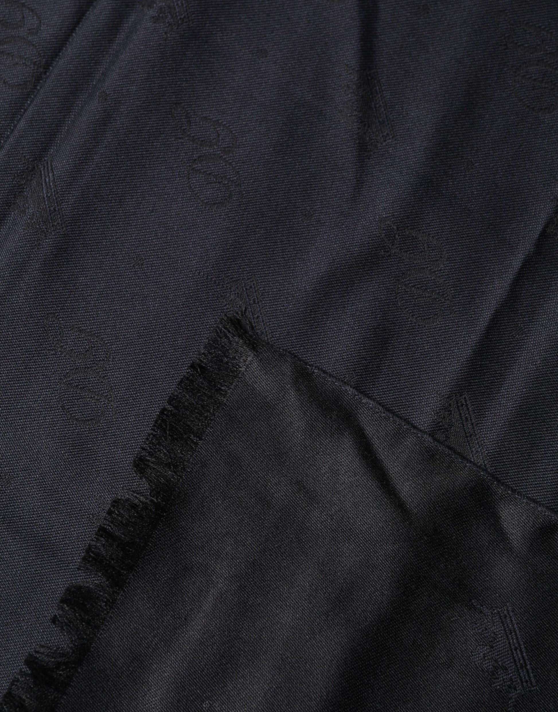 Dolce & Gabbana Black Lace Stole Silk NeckWrap Shawl Scarf Curated Luxury Accessories by Orvyn