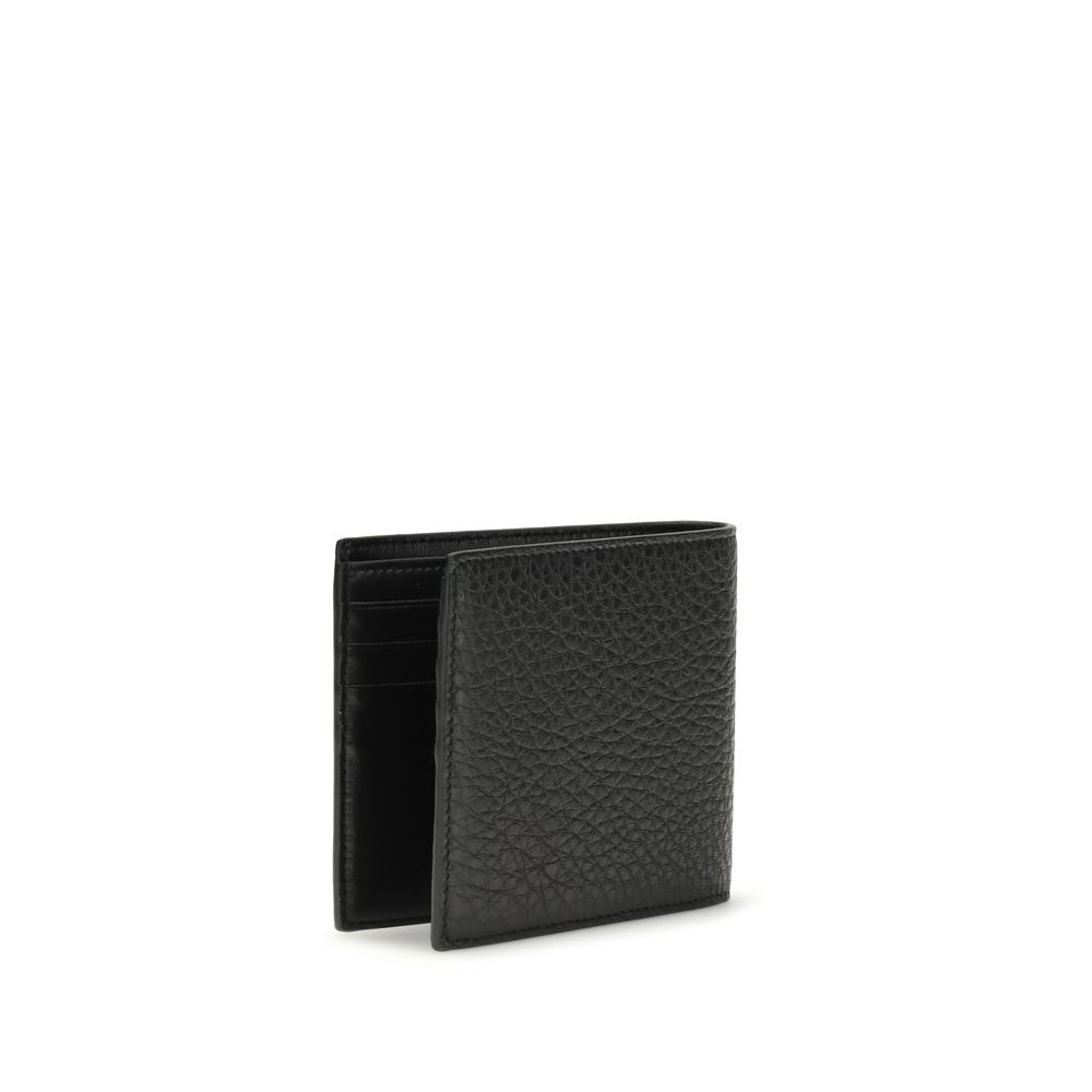 Givenchy Black Calf Leather Bos Taurus Wallet Curated Luxury Accessories by Orvyn