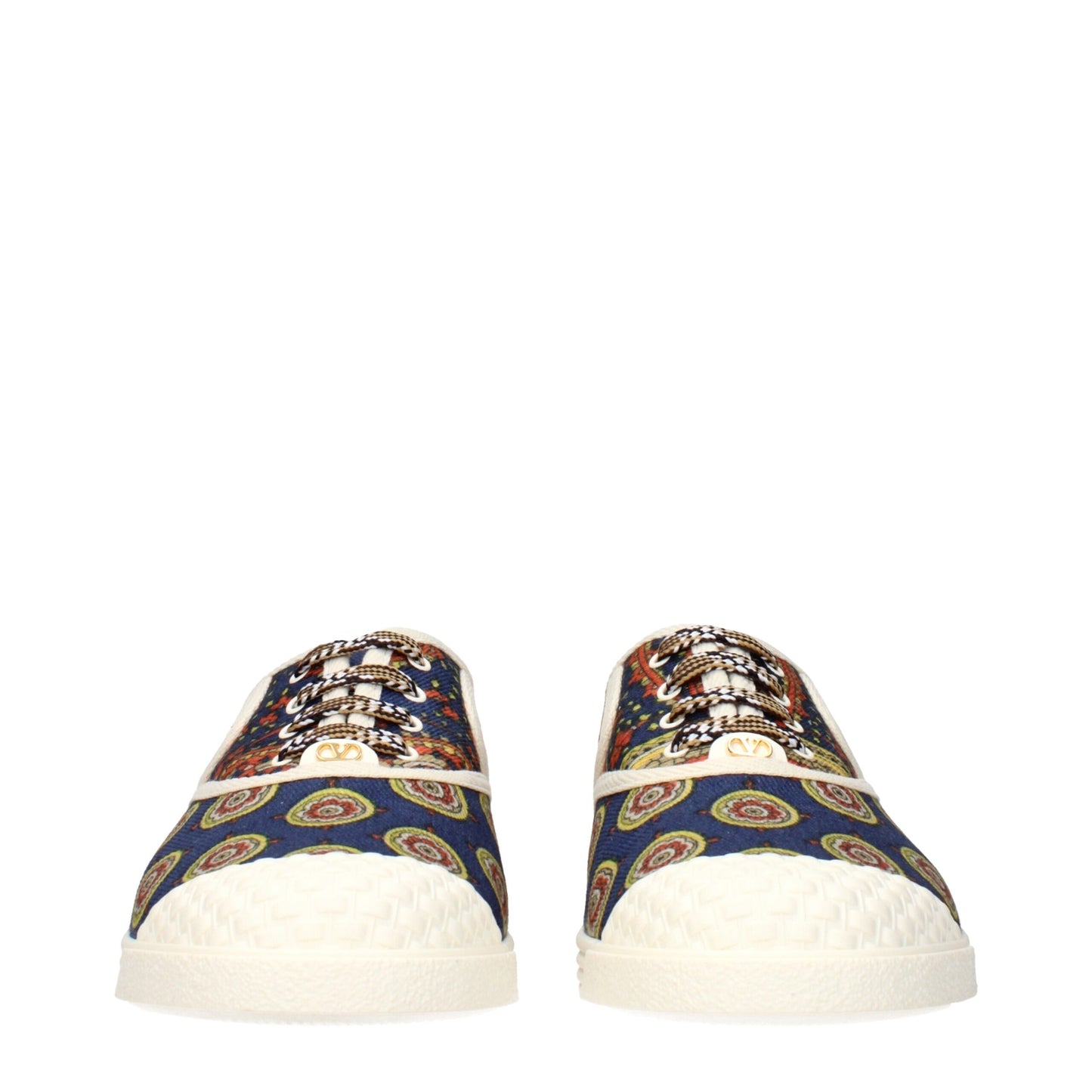 Valentino Garavani Multicolor Fabric Low Top Sneakers Curated Luxury Accessories by Orvyn