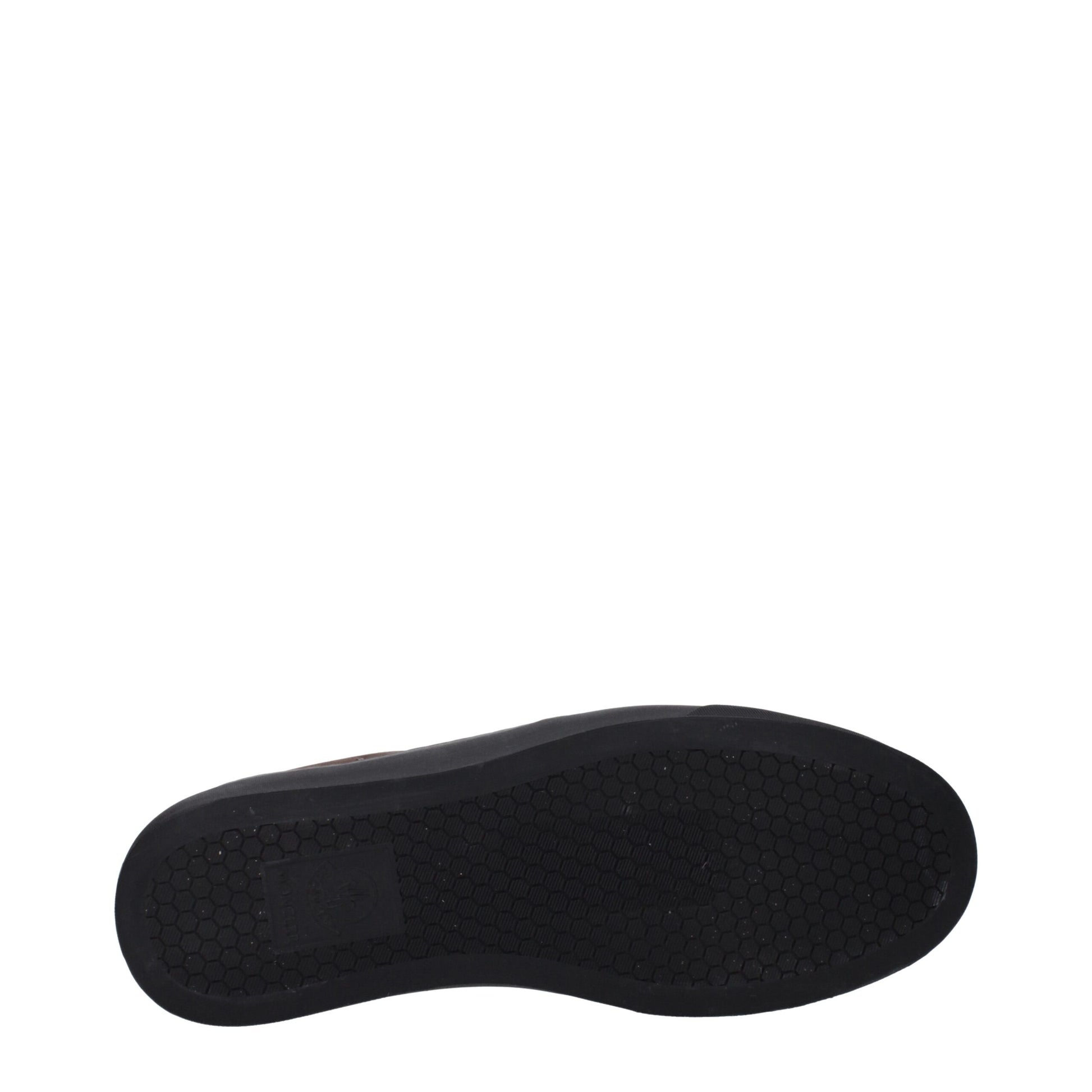 Moncler Brown Leather Slip-On Loafers Curated Luxury Accessories by Orvyn