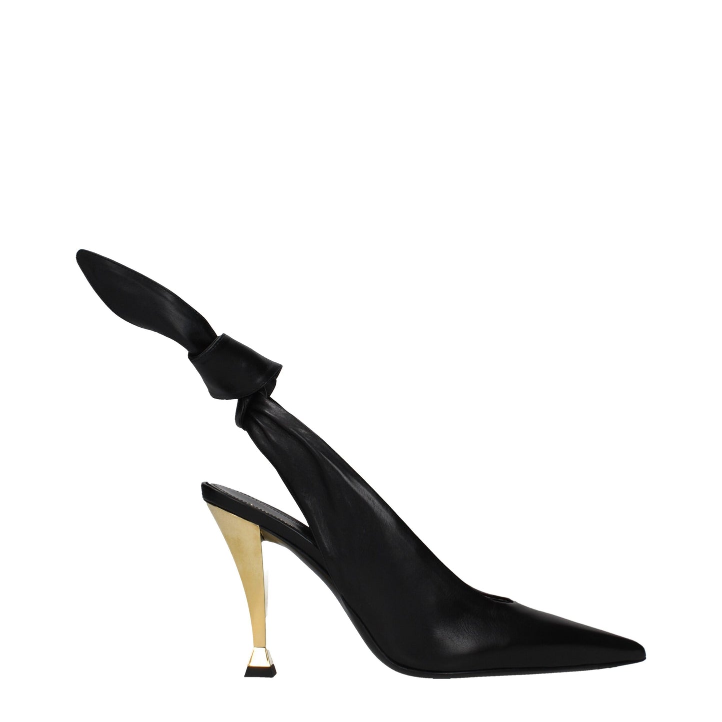 Givenchy Black Leather High Heel Pumps Curated Luxury Accessories by Orvyn