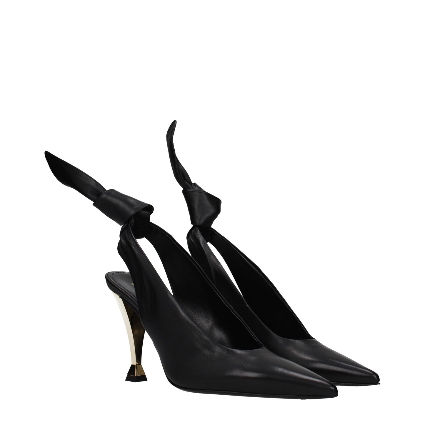 Givenchy Black Leather High Heel Pumps Curated Luxury Accessories by Orvyn