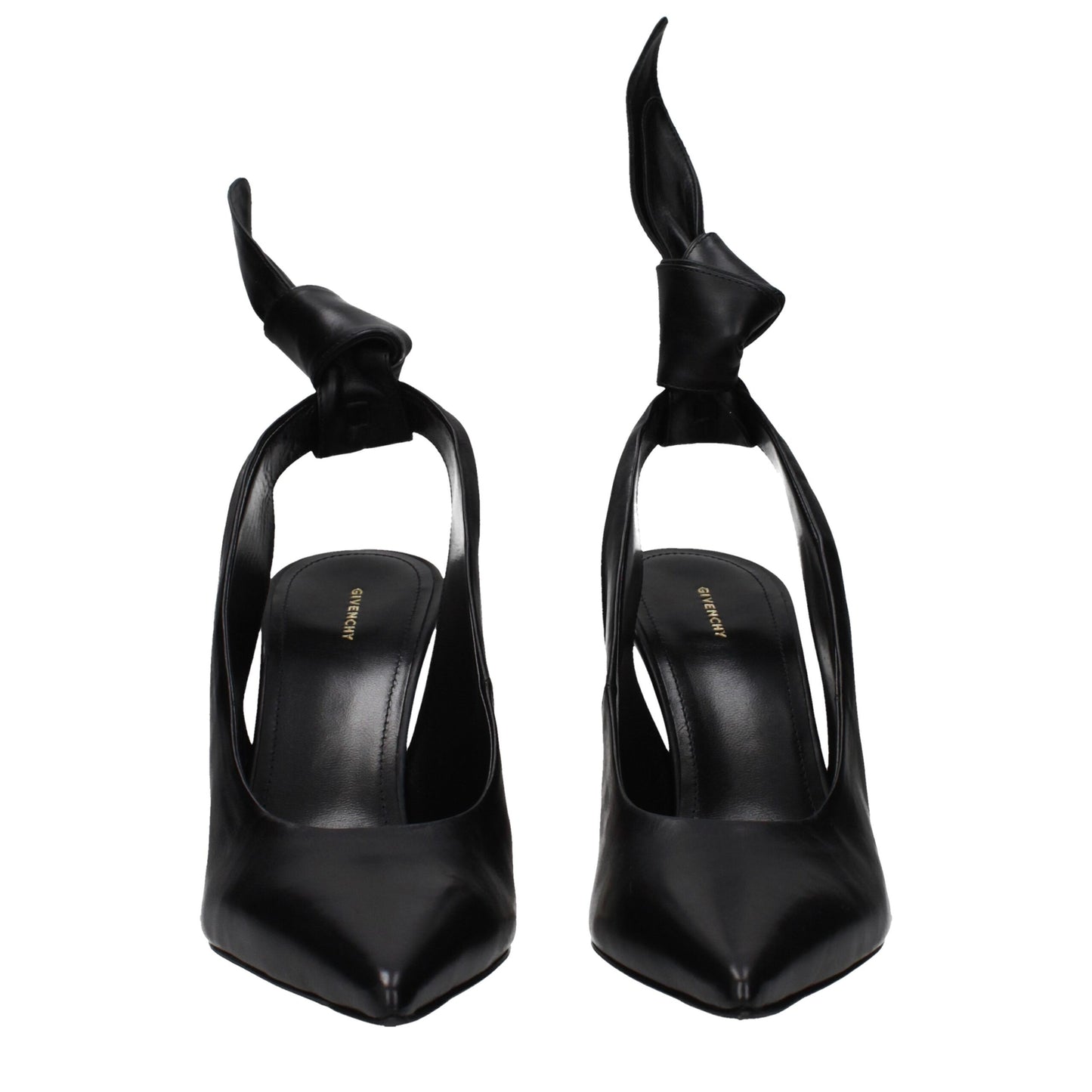 Givenchy Black Leather High Heel Pumps Curated Luxury Accessories by Orvyn