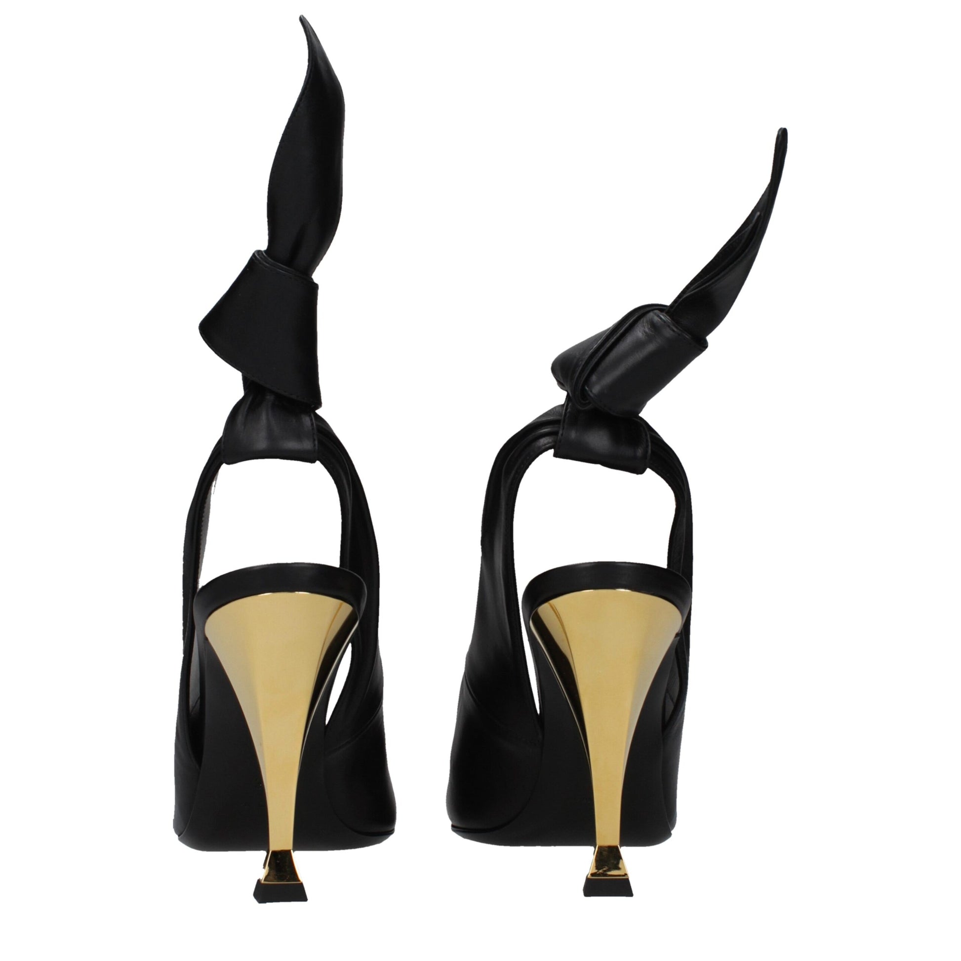 Givenchy Black Leather High Heel Pumps Curated Luxury Accessories by Orvyn