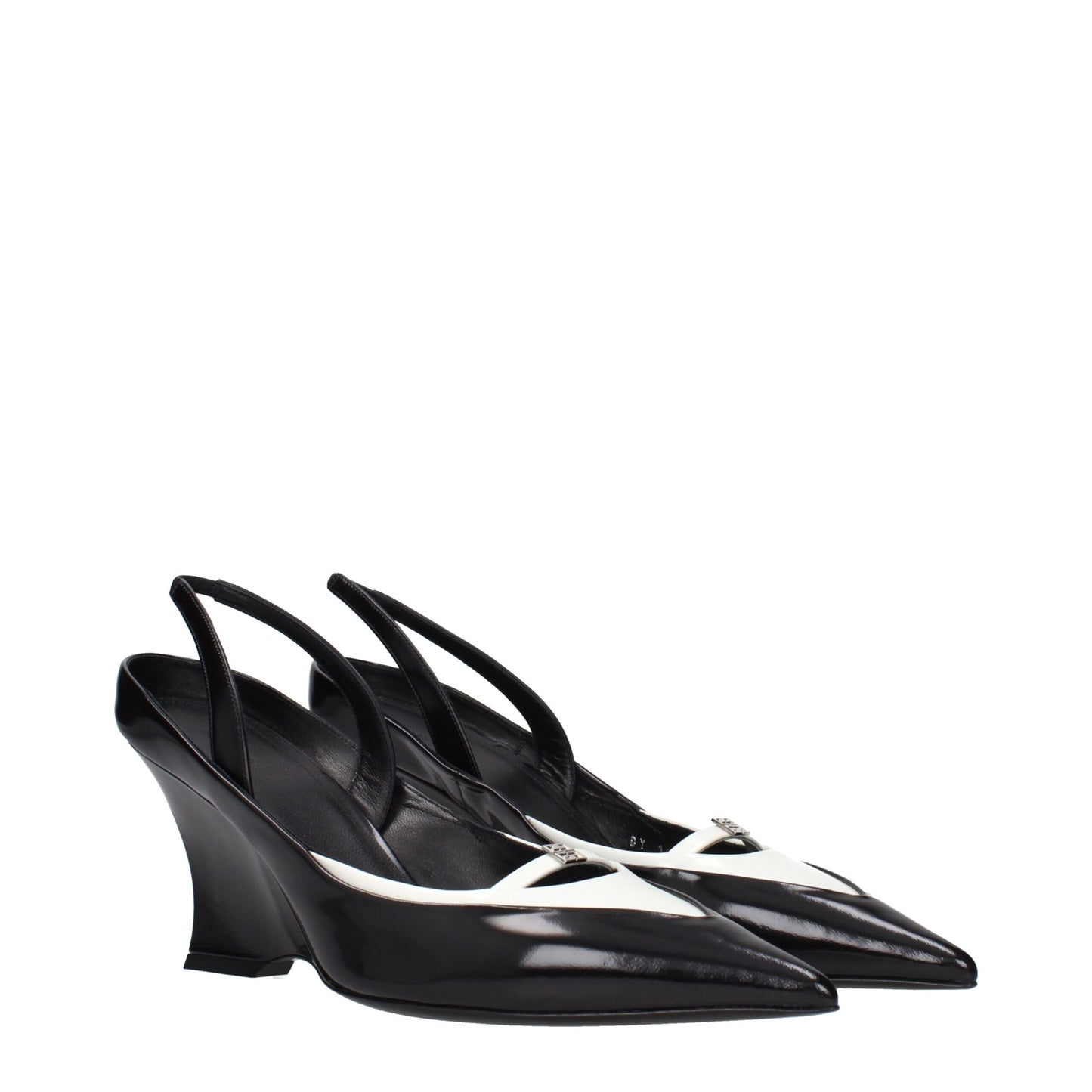 Givenchy Black Leather Wedge Sandals Curated Luxury Accessories by Orvyn