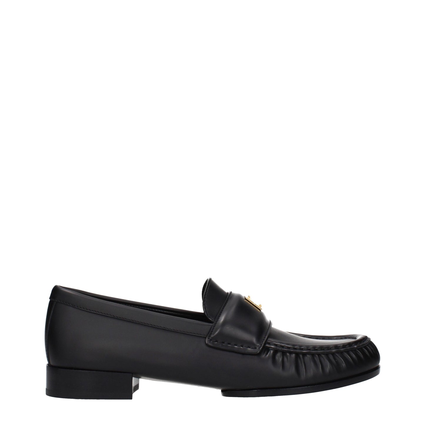 Givenchy Black Leather Slip-On Loafers Curated Luxury Accessories by Orvyn