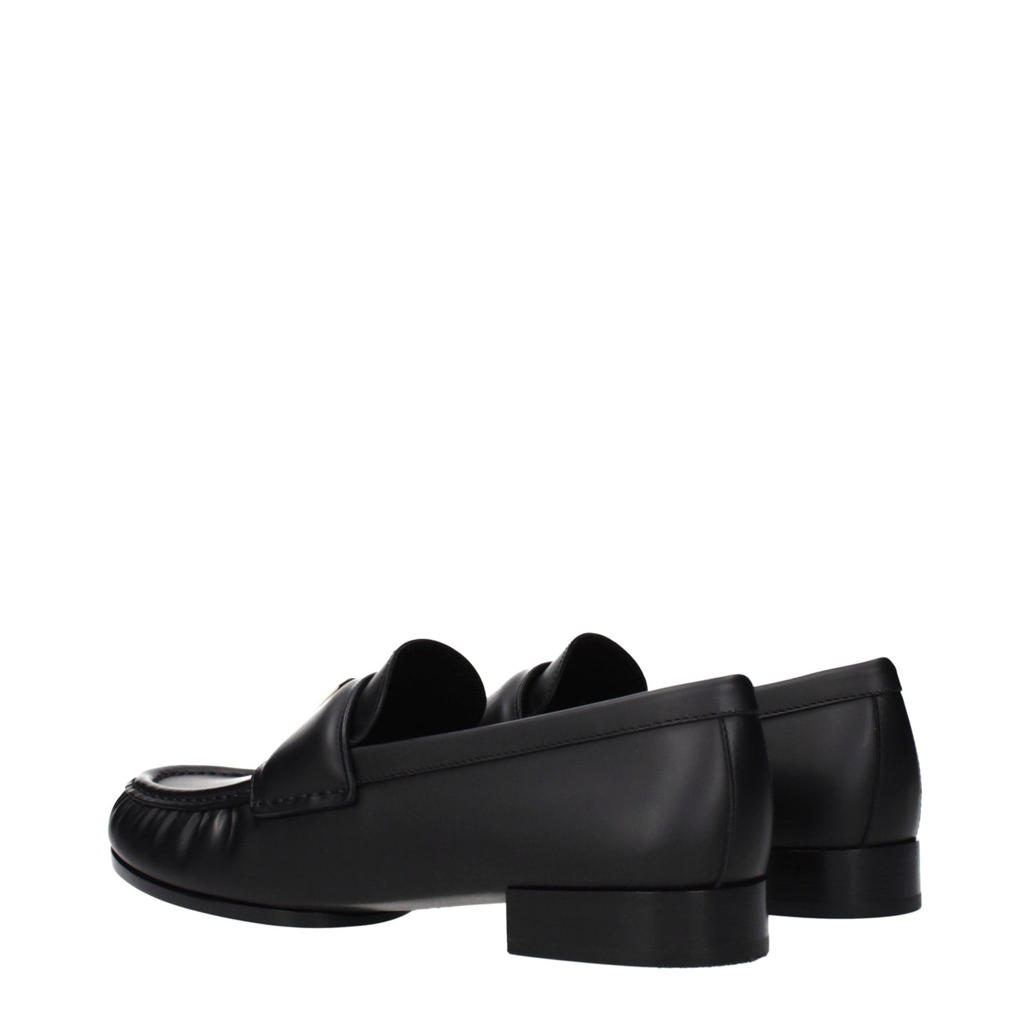 Givenchy Black Leather Slip-On Loafers Curated Luxury Accessories by Orvyn