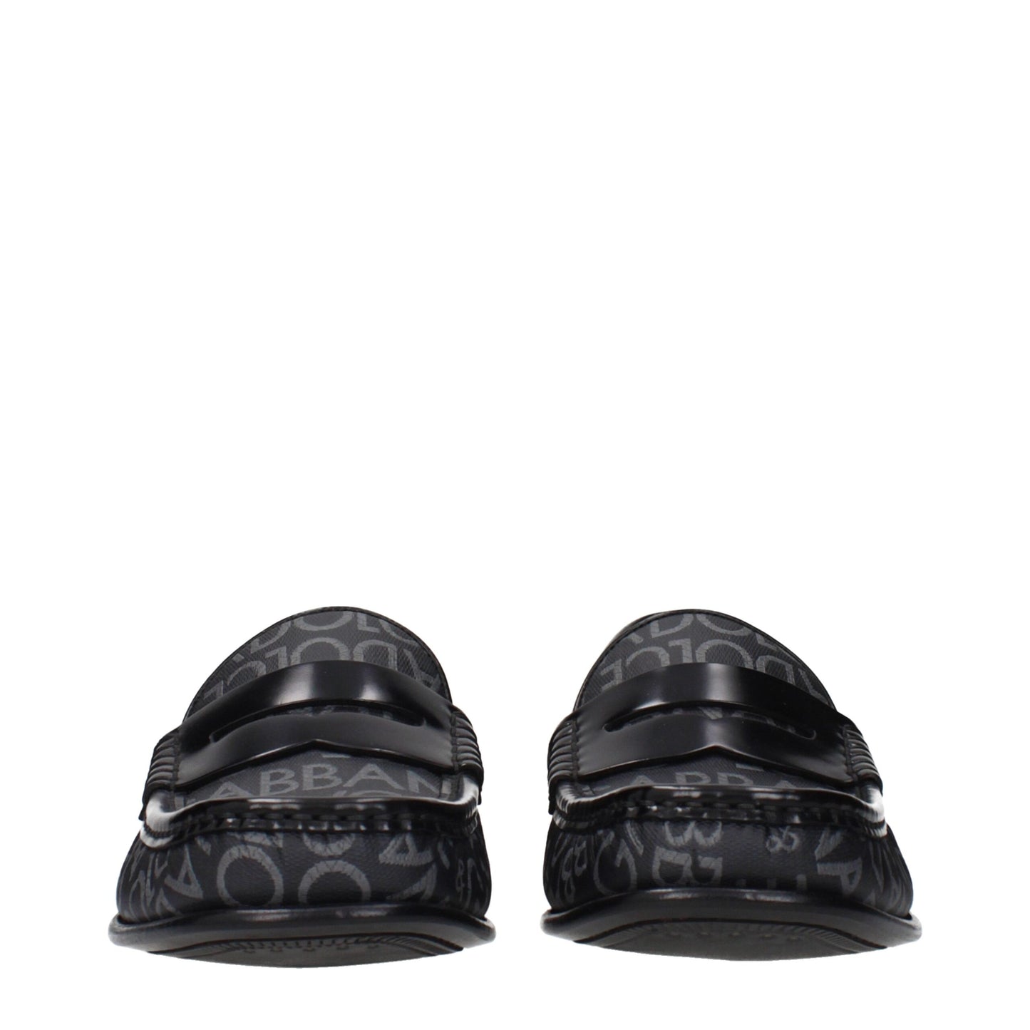 Dolce & Gabbana Black Fabric Slip-On Loafers Curated Luxury Accessories by Orvyn