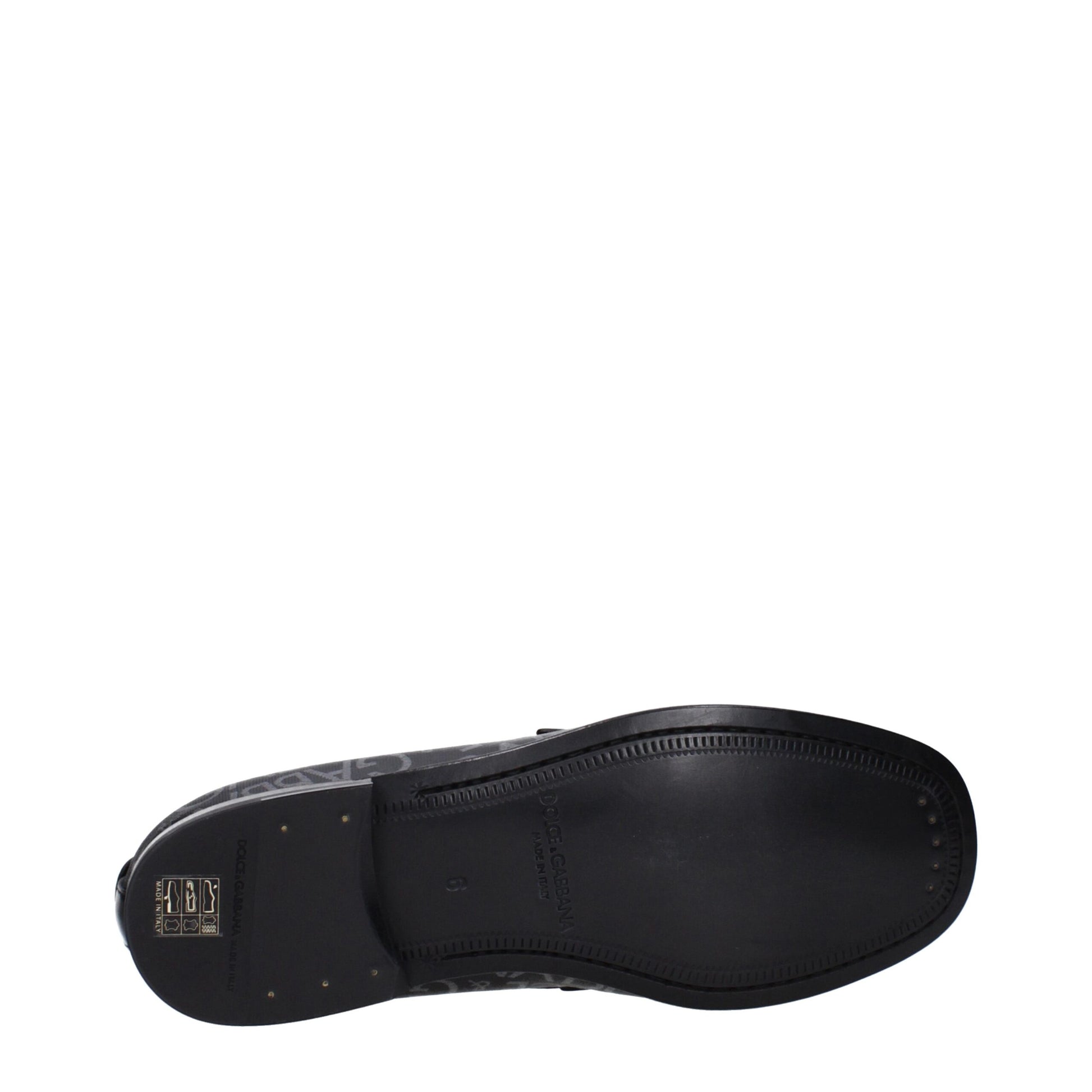 Dolce & Gabbana Black Fabric Slip-On Loafers Curated Luxury Accessories by Orvyn