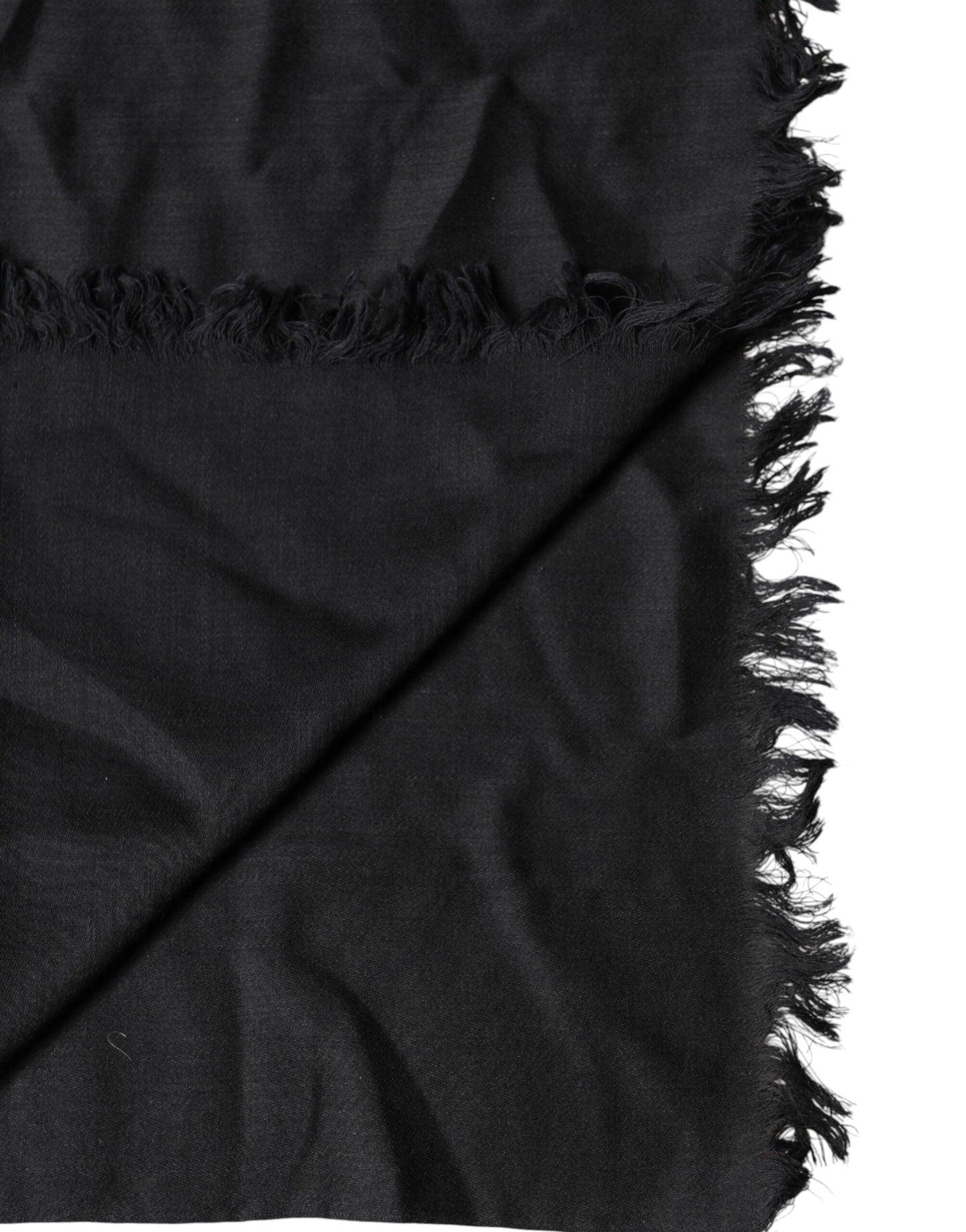 Dolce & Gabbana Black Lace Stole Neck Wrap Shawl Scarf Curated Luxury Accessories by Orvyn