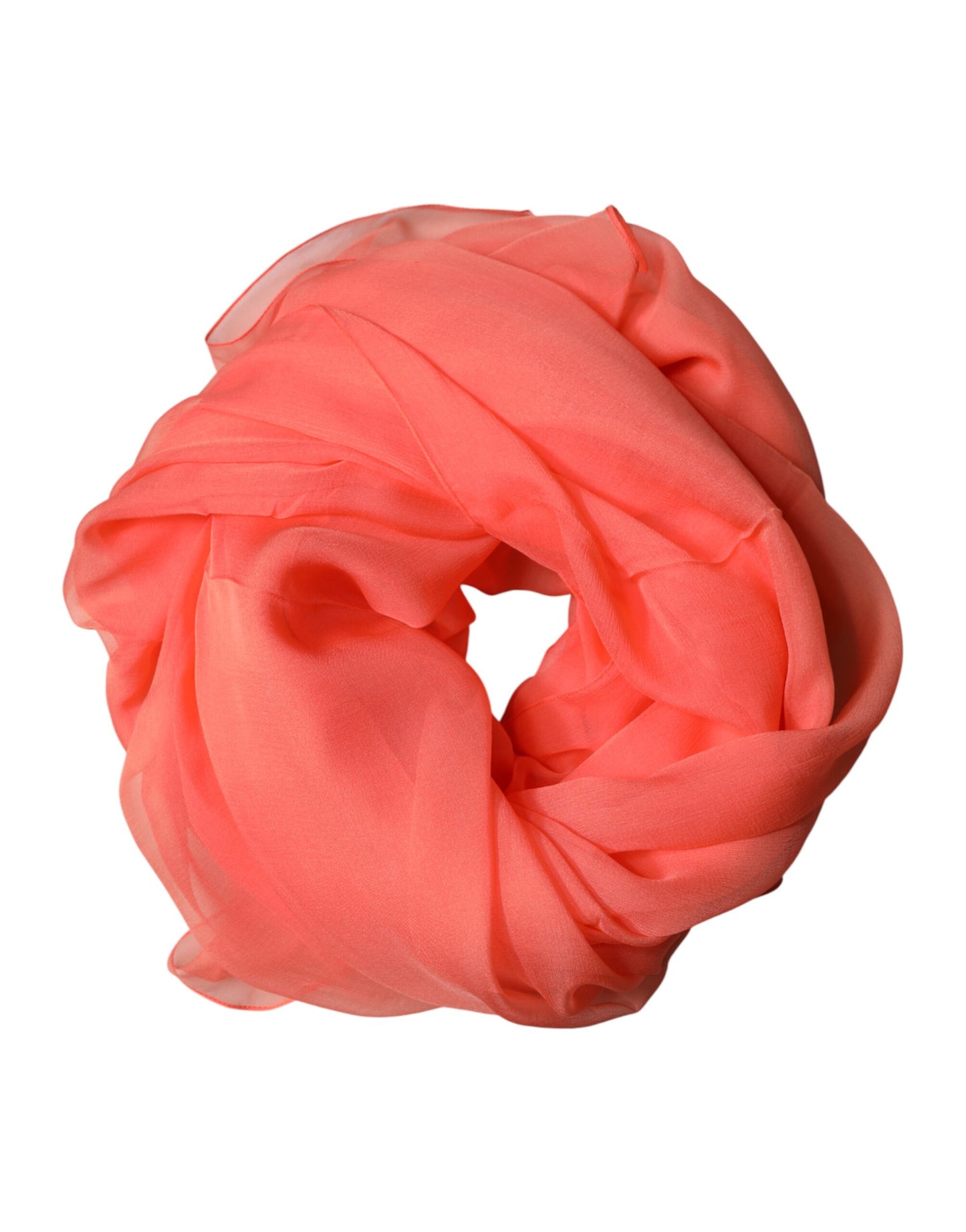 Dolce & Gabbana Orange Stole Silk Neck Wrap Shawl Men Scarf Curated Luxury Accessories by Orvyn