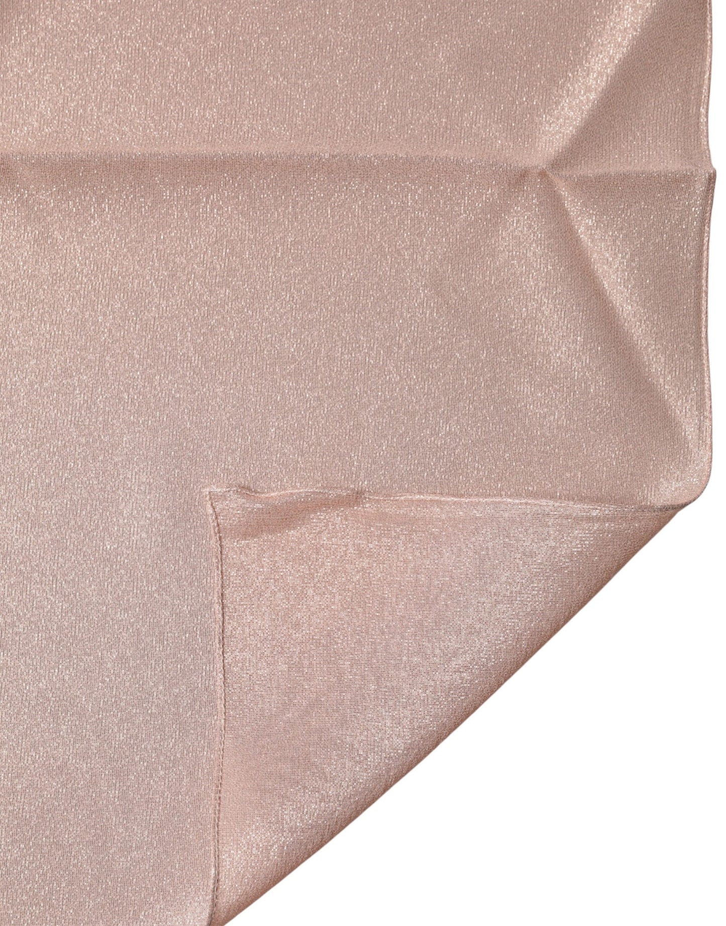 Dolce & Gabbana Light Pink Silk Blend Square Foulard 87.5cm x86.5cm Scarf Curated Luxury Accessories by Orvyn