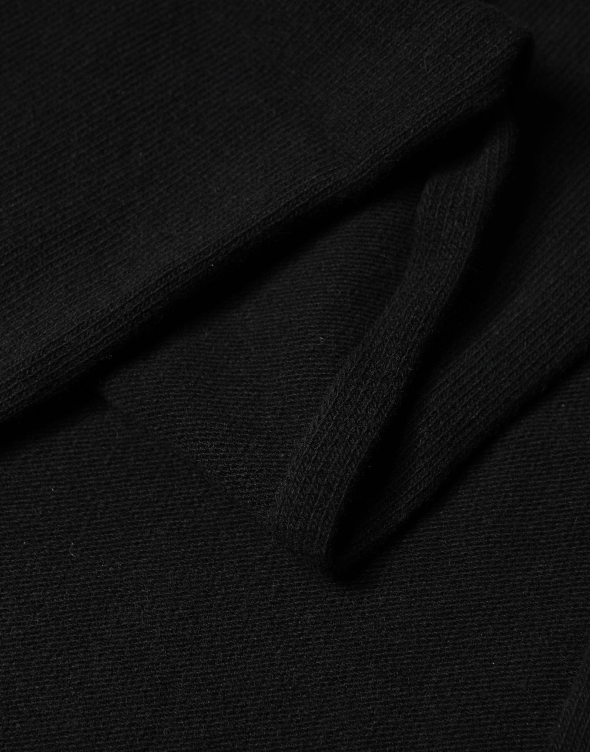 Dolce & Gabbana Black Wool Knit Neck Wrap Shawl Men Scarf Curated Luxury Accessories by Orvyn