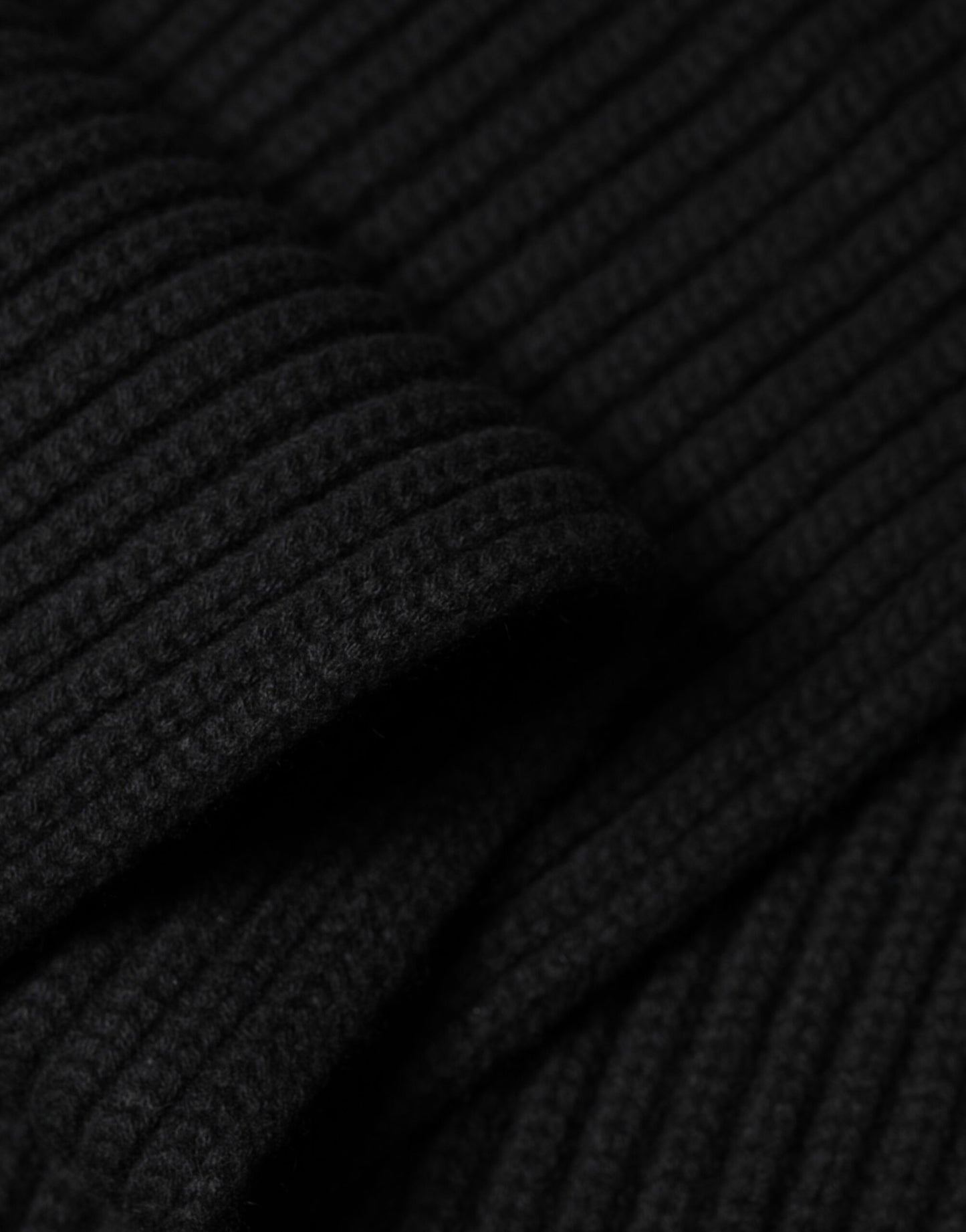 Dolce & Gabbana Black Cashmere Knit Neck Wrap Shawl 202cm x 26cm Scarf Curated Luxury Accessories by Orvyn