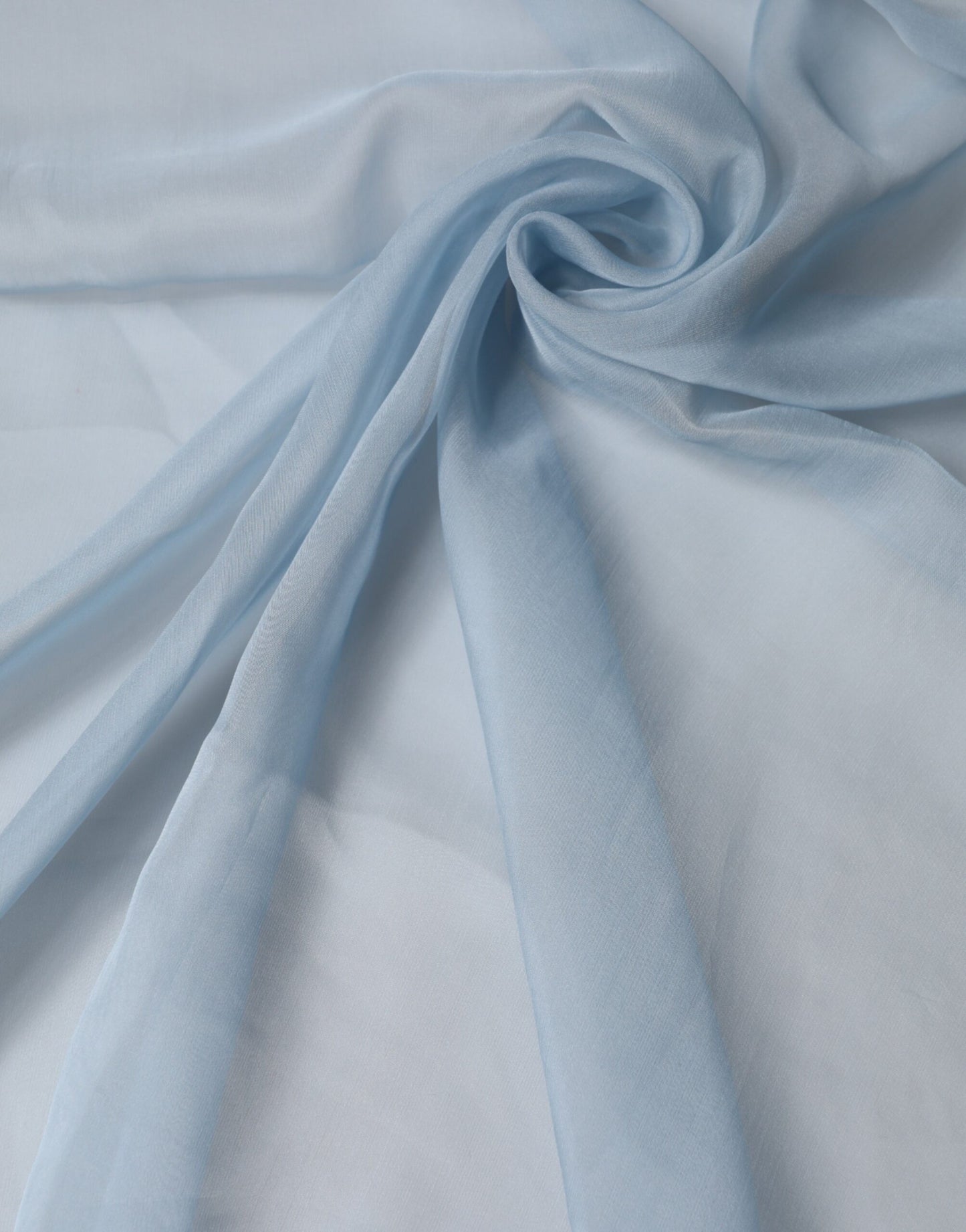 Dolce & Gabbana Light Blue Silk Stole Neck Wrap Shawl 200cm x 130cm Scarf Curated Luxury Accessories by Orvyn