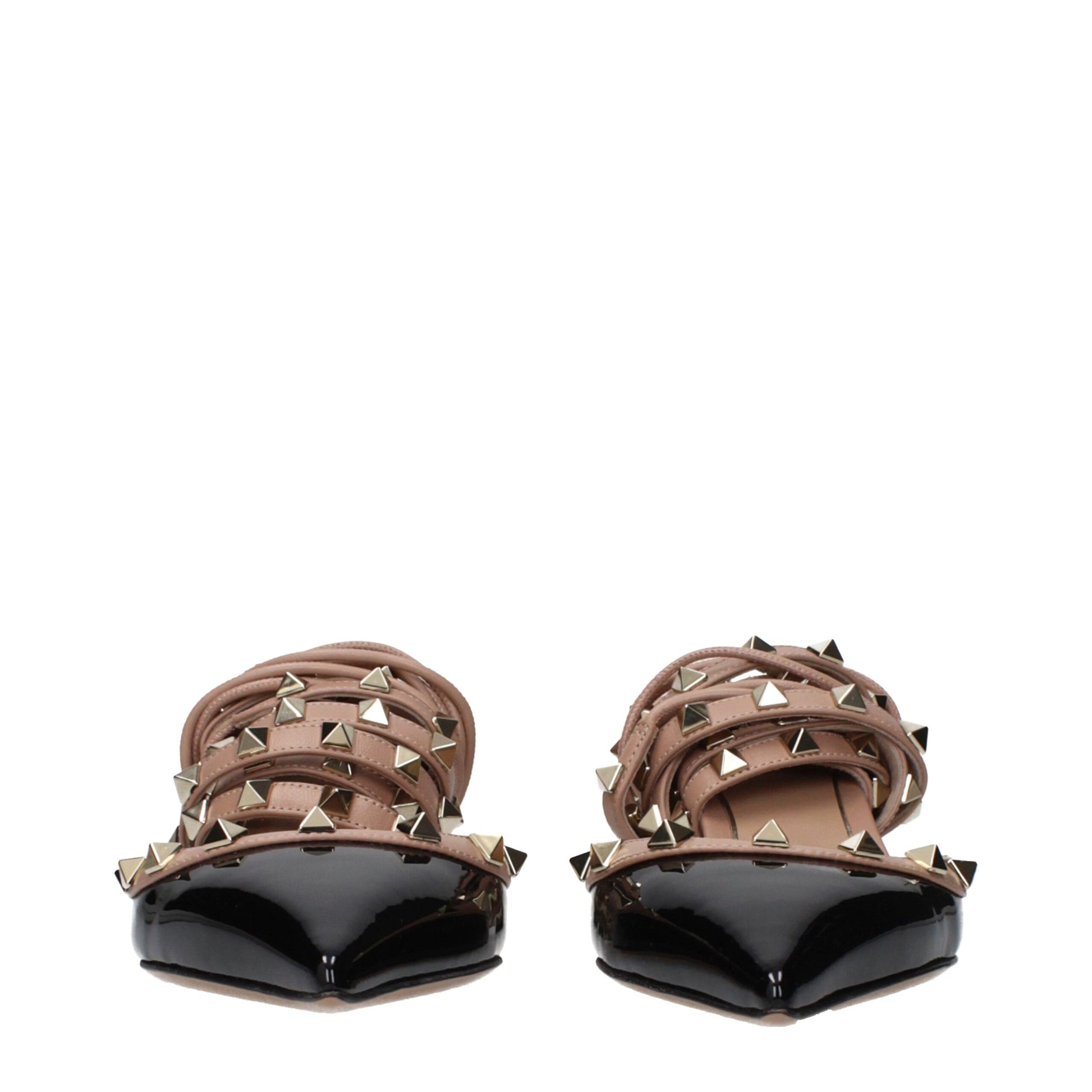 Valentino Garavani Black Leather Strap-On Sandals Curated Luxury Accessories by Orvyn