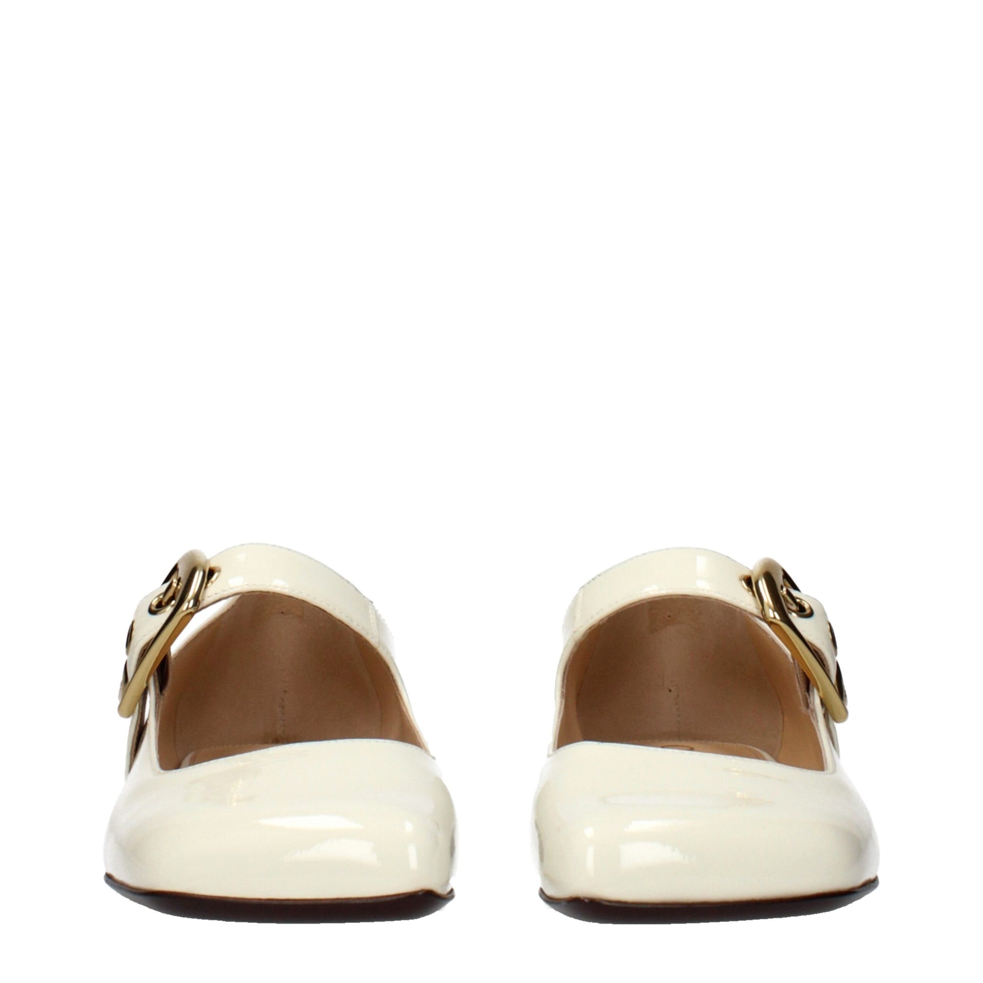 Chloé Beige Leather Ballet Flats Curated Luxury Accessories by Orvyn