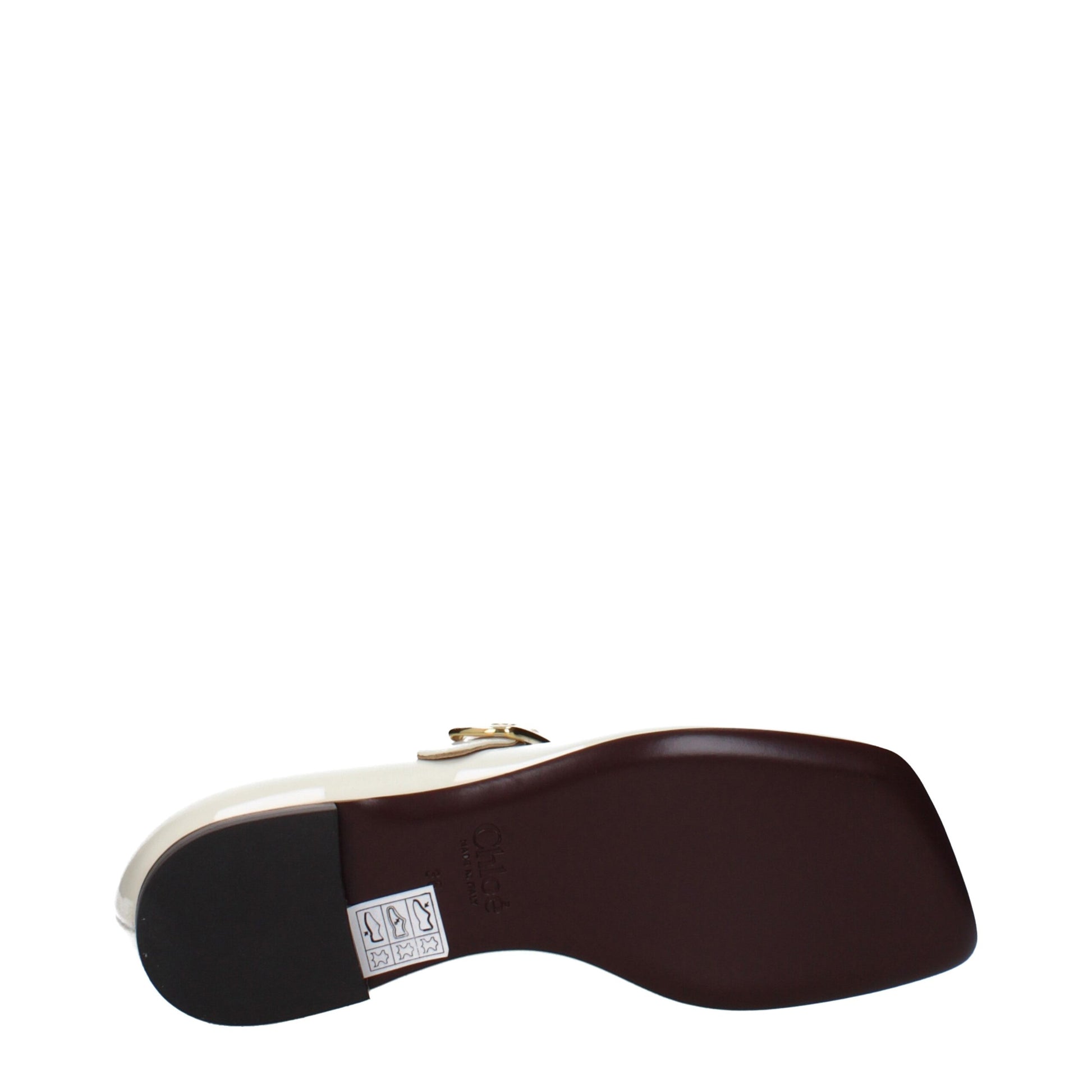 Chloé Beige Leather Ballet Flats Curated Luxury Accessories by Orvyn