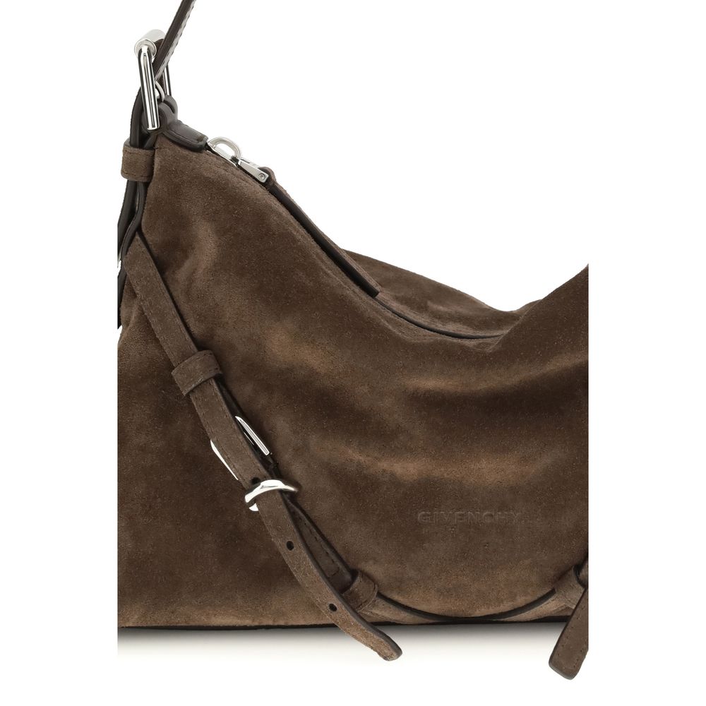 Givenchy Brown Calf Leather Bos Taurus Shoulder Bag Curated Luxury Accessories by Orvyn