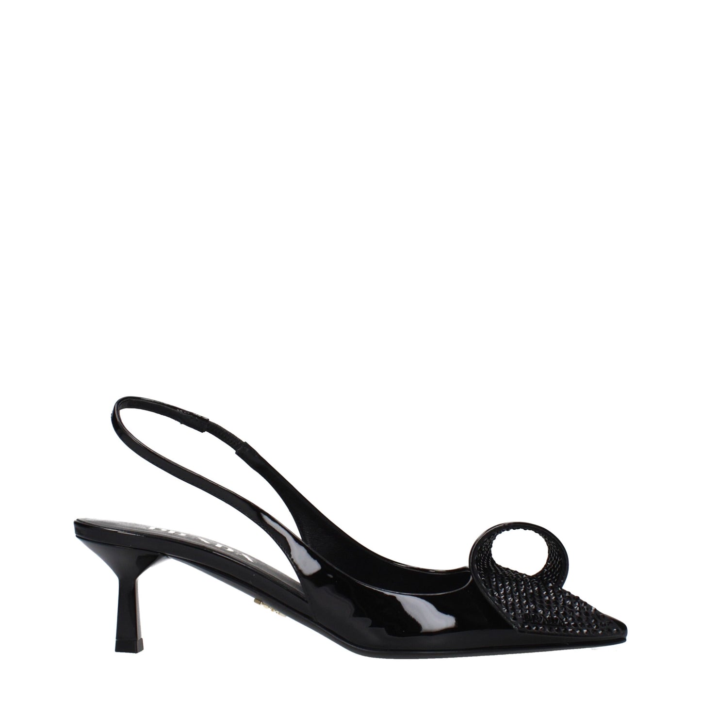 Prada Black Leather Stiletto Heel Sandals Curated Luxury Accessories by Orvyn