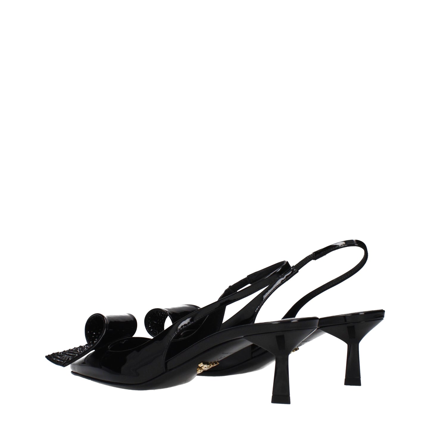 Prada Black Leather Stiletto Heel Sandals Curated Luxury Accessories by Orvyn