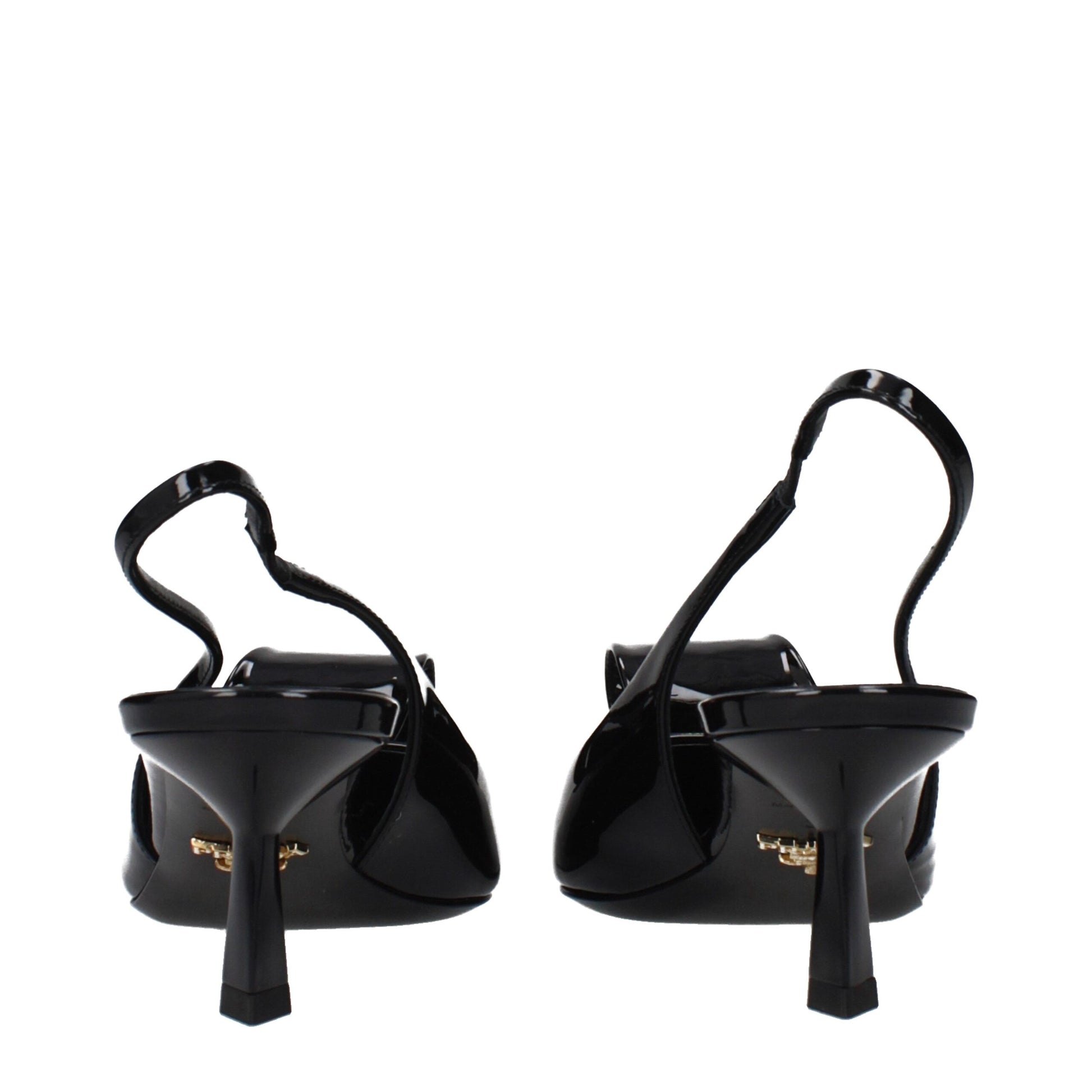 Prada Black Leather Stiletto Heel Sandals Curated Luxury Accessories by Orvyn