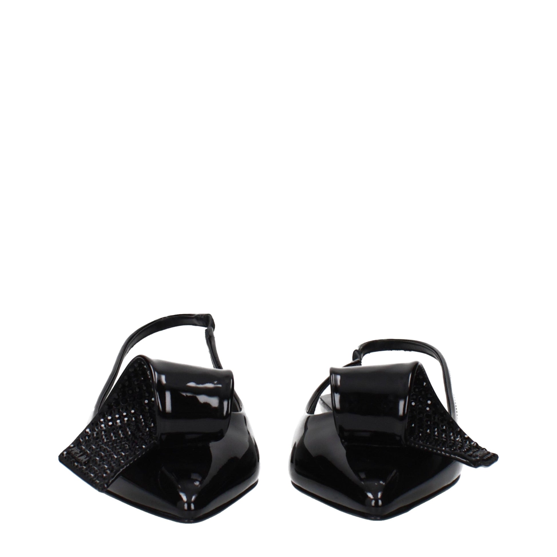 Prada Black Leather Flat Sandals Curated Luxury Accessories by Orvyn