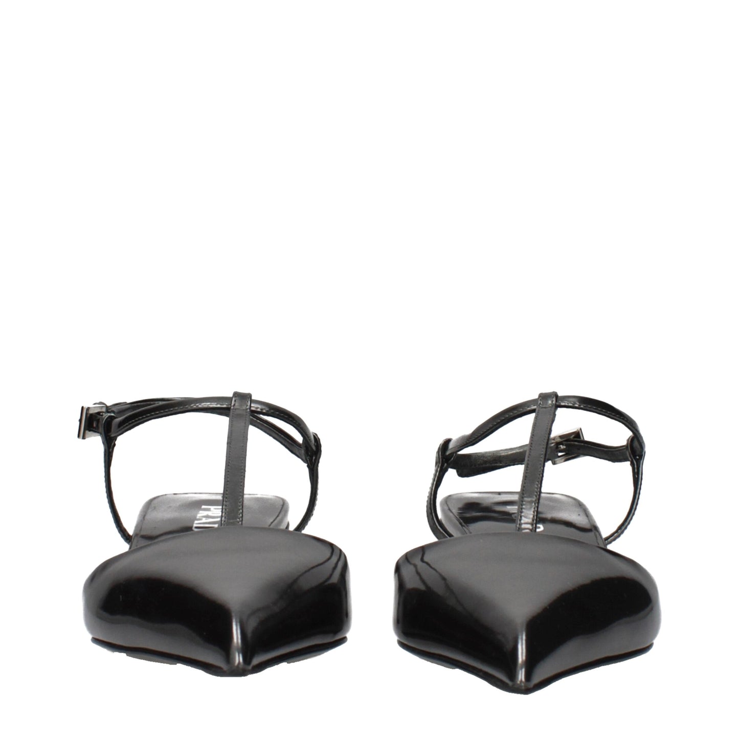 Prada Gray Leather Flat Sandals Curated Luxury Accessories by Orvyn