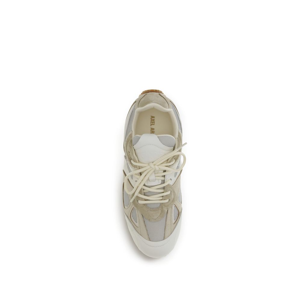 Axel Arigato Beige Calf Leather Bos Taurus Low Top Sneakers Curated Luxury Accessories by Orvyn