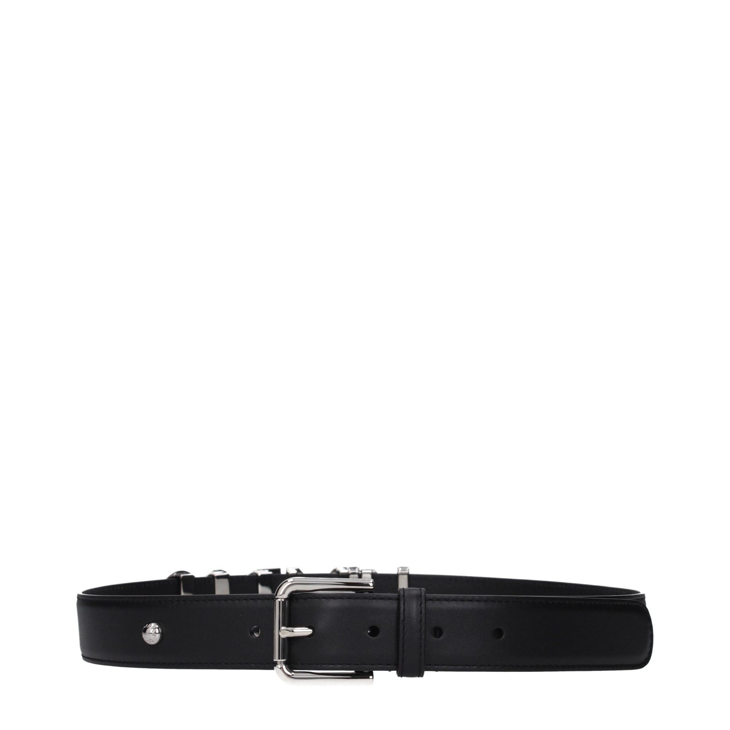 Dolce & Gabbana Black Leather Regular Belt Curated Luxury Accessories by Orvyn