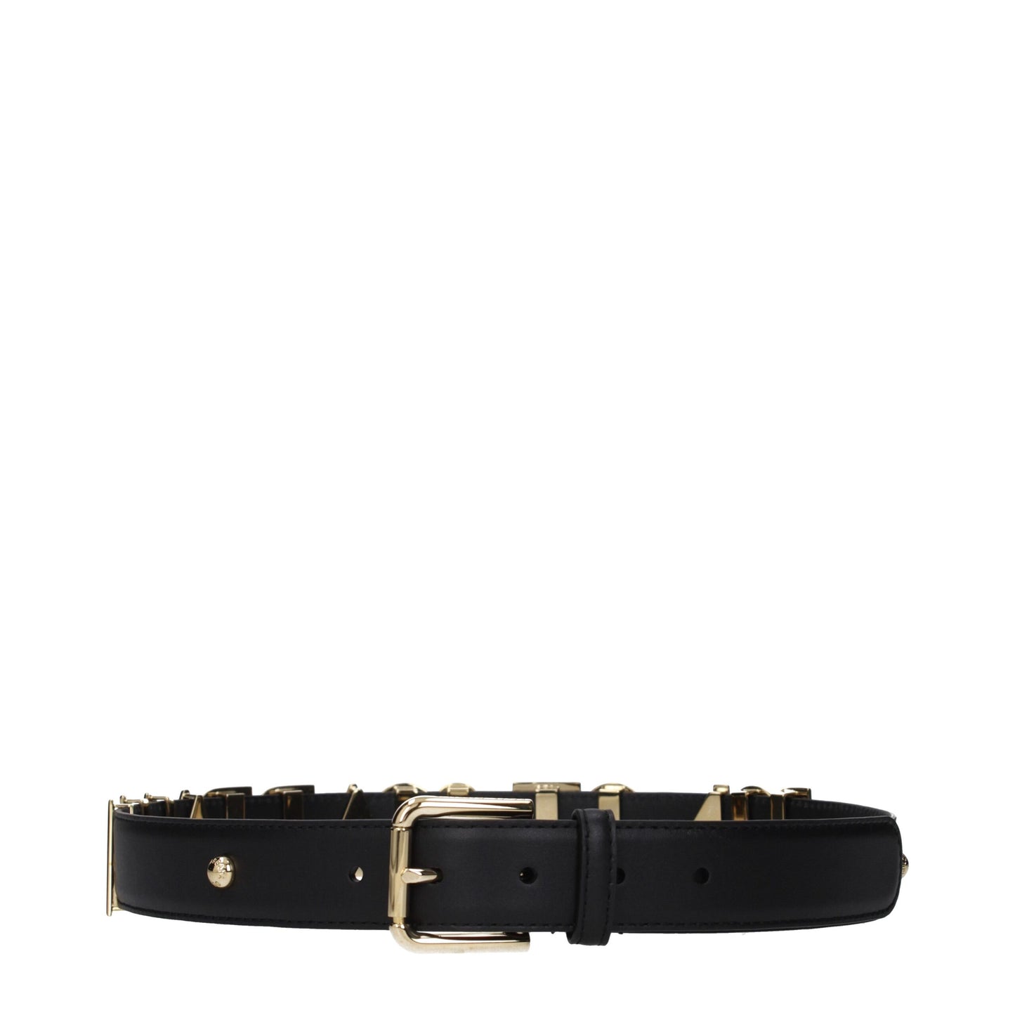 Dolce & Gabbana Black Leather Regular Belt Curated Luxury Accessories by Orvyn
