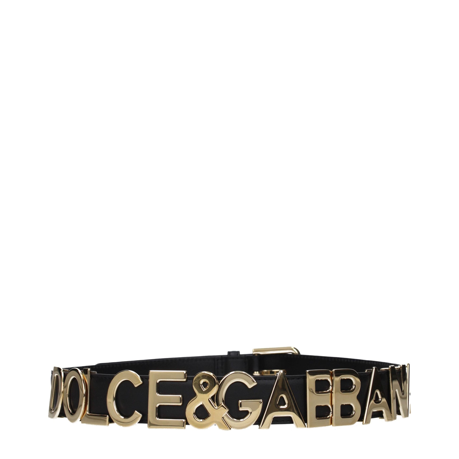 Dolce & Gabbana Black Leather Regular Belt Curated Luxury Accessories by Orvyn