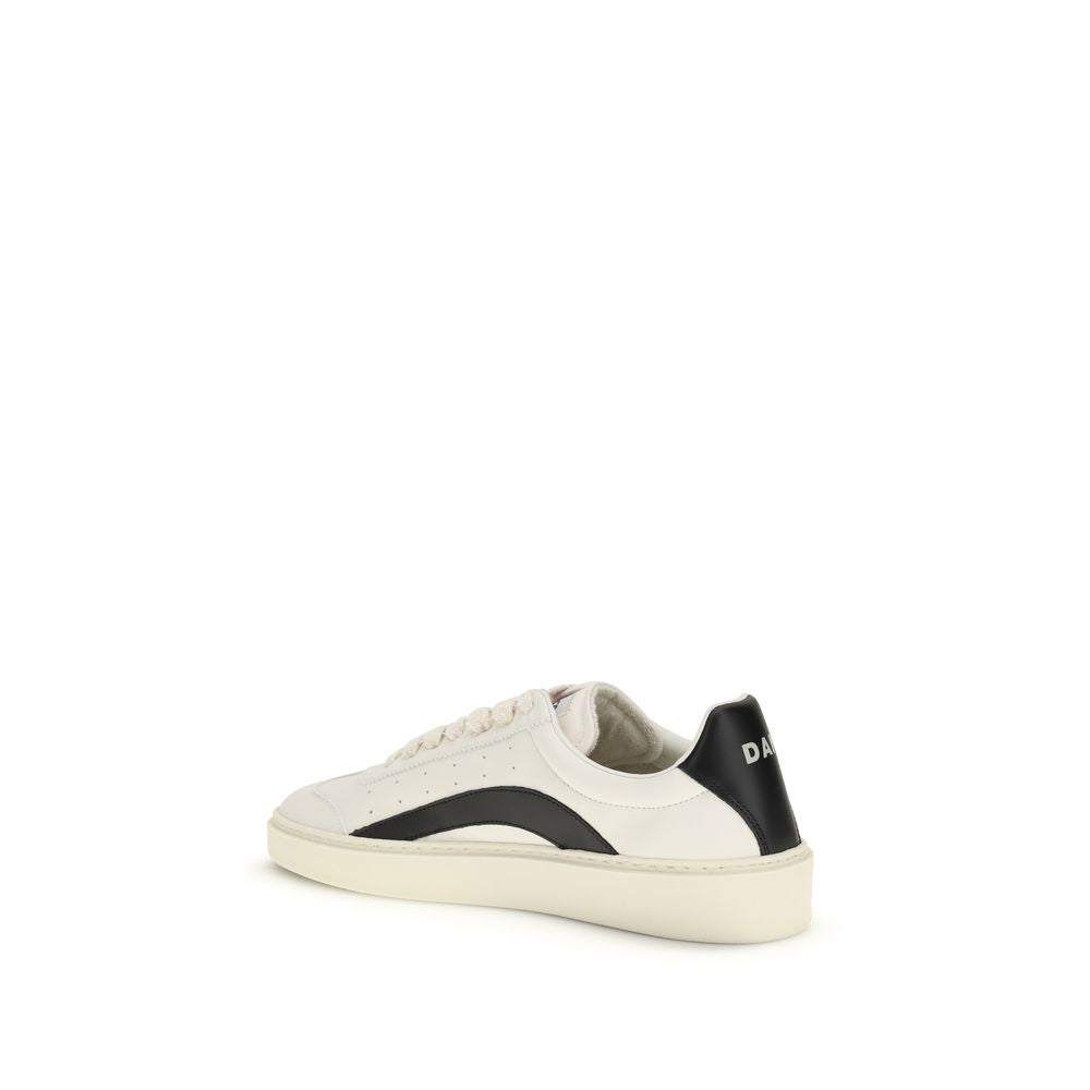 Dsquared² Multicolor Calf Leather Bos Taurus Low Top Sneakers Curated Luxury Accessories by Orvyn