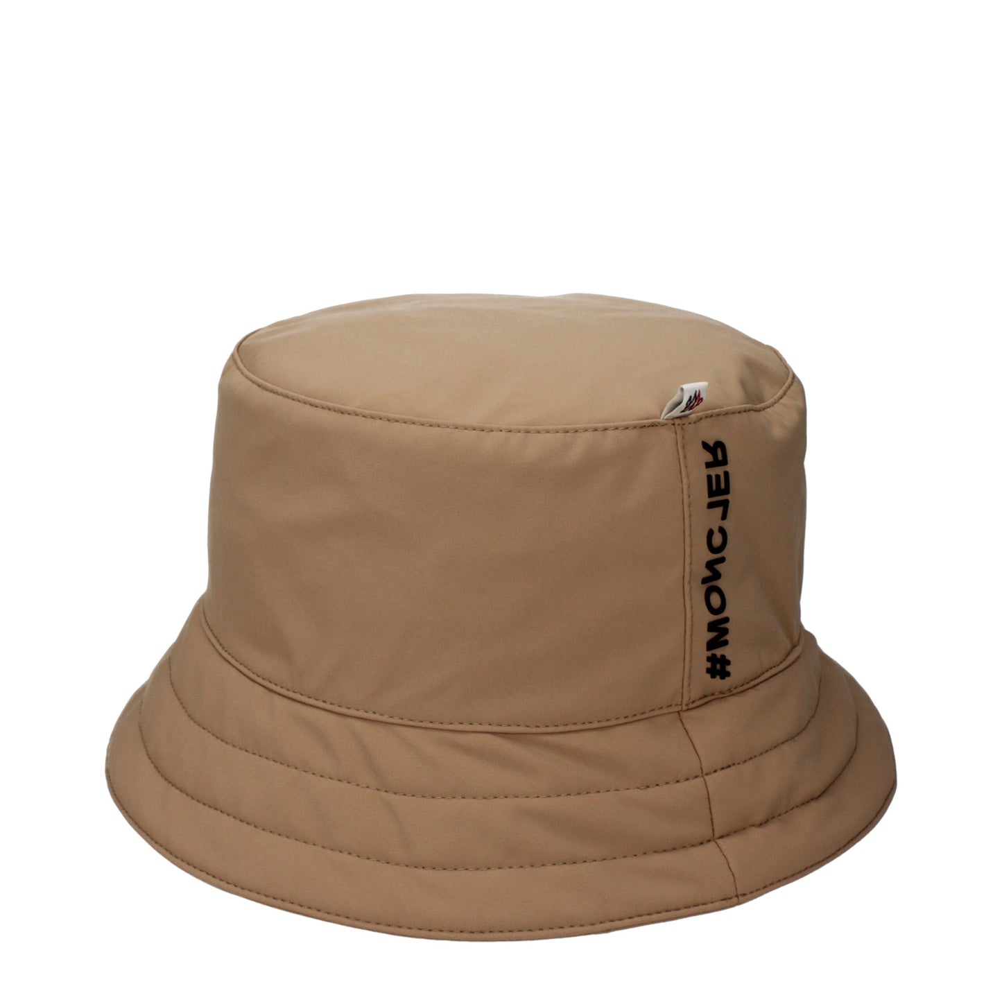 Moncler Beige Fabric Bucket Hat Curated Luxury Accessories by Orvyn